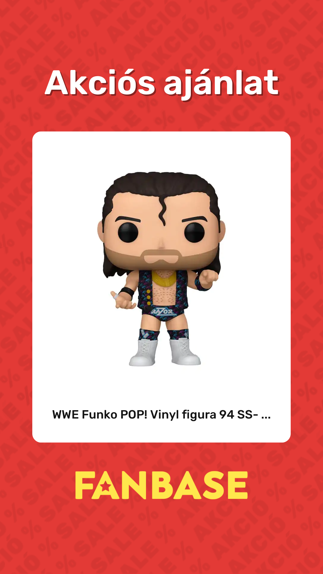 Akciós ajánlat: WWE Funko POP! Vinyl figura 94 SS- ...