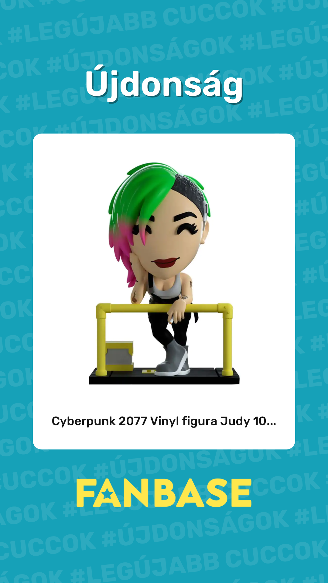 Újdonság: Cyberpunk 2077 Vinyl figura Judy 10...