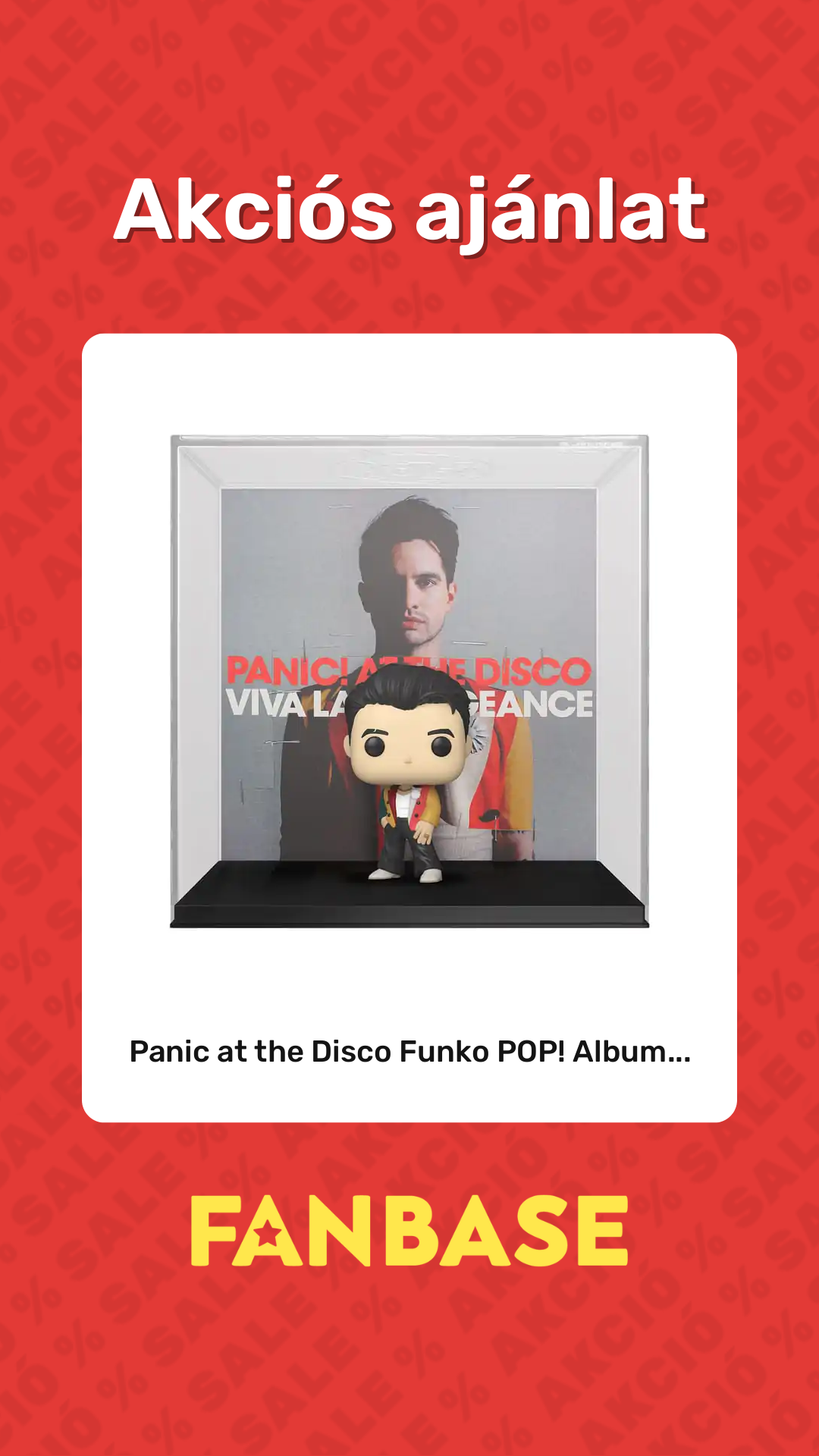 Akciós ajánlat: Panic at the Disco Funko POP! Album...