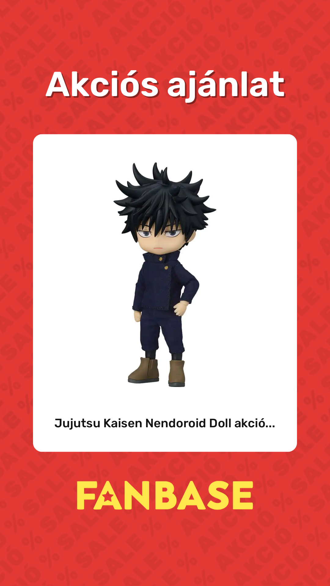 Akciós ajánlat: Jujutsu Kaisen Nendoroid Doll akció...