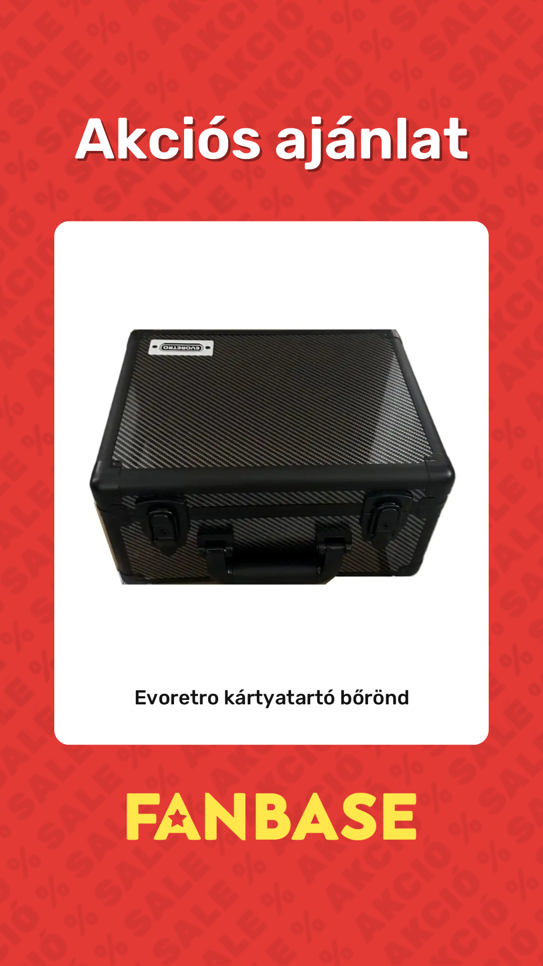 Akciós ajánlat: Evoretro kártyatartó bőrönd