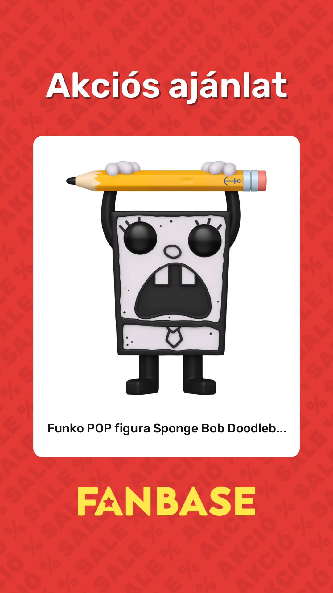 Akciós ajánlat: Funko POP figura Sponge Bob Doodleb...
