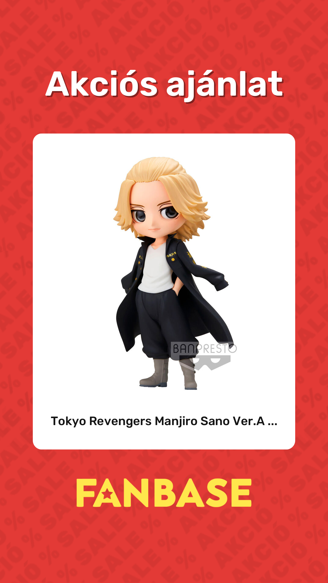 Akciós ajánlat: Tokyo Revengers Manjiro Sano Ver.A ...