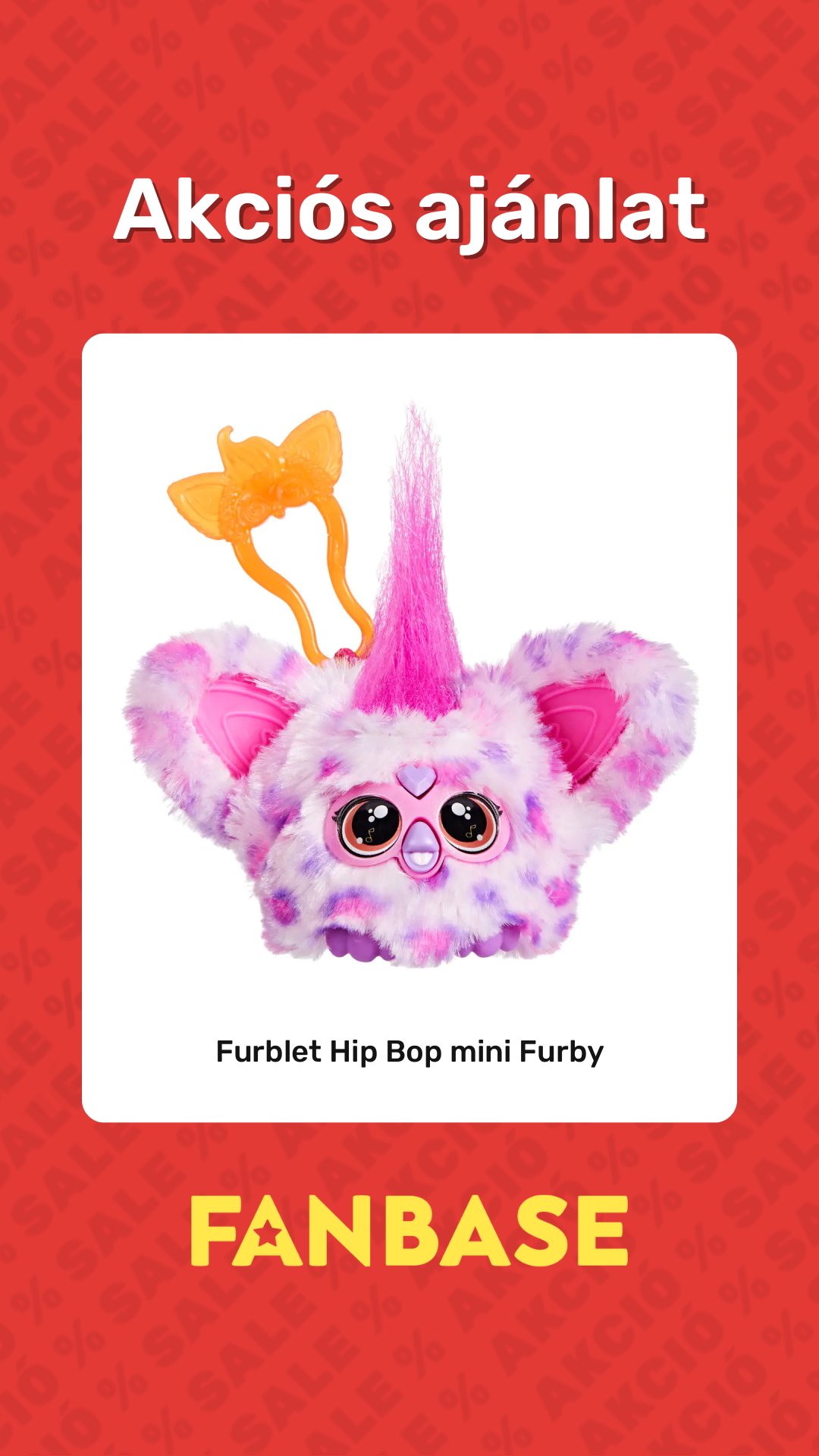 Akciós ajánlat: Furblet Hip Bop mini Furby