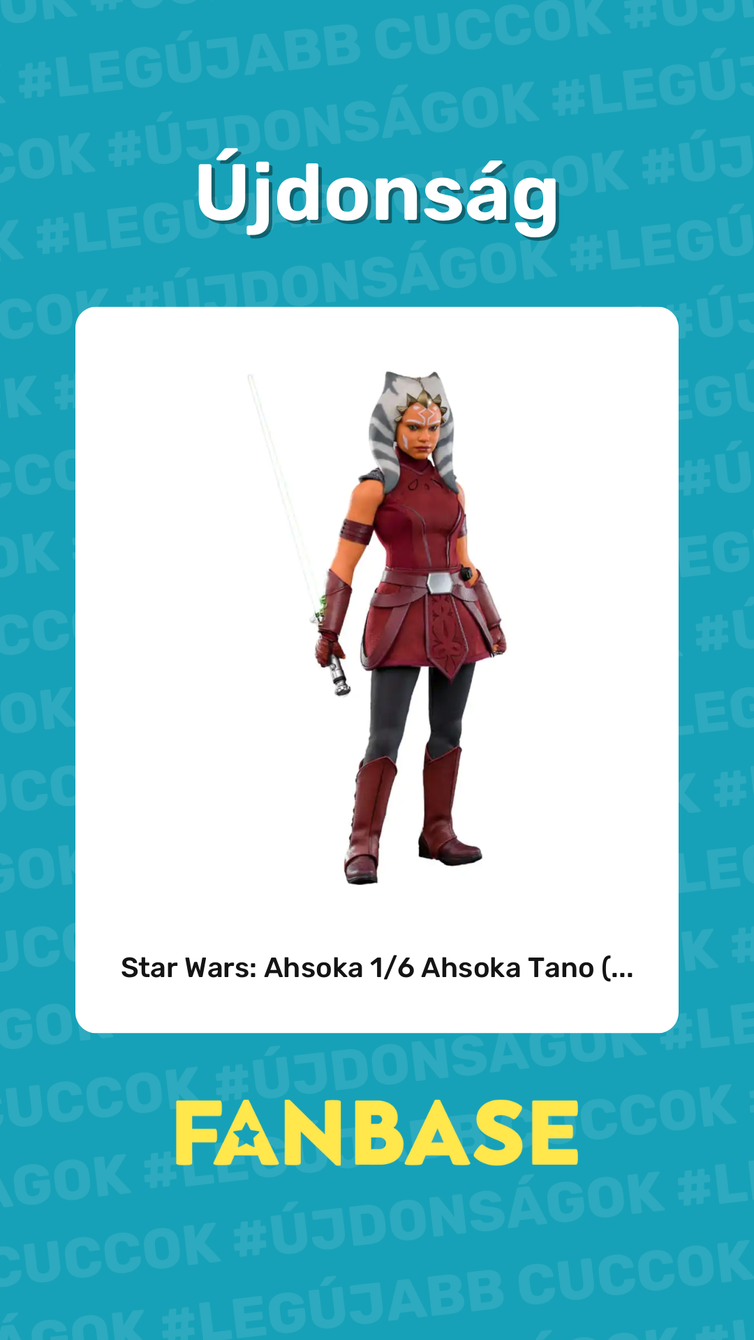Újdonság: Star Wars: Ahsoka 1/6 Ahsoka Tano (...