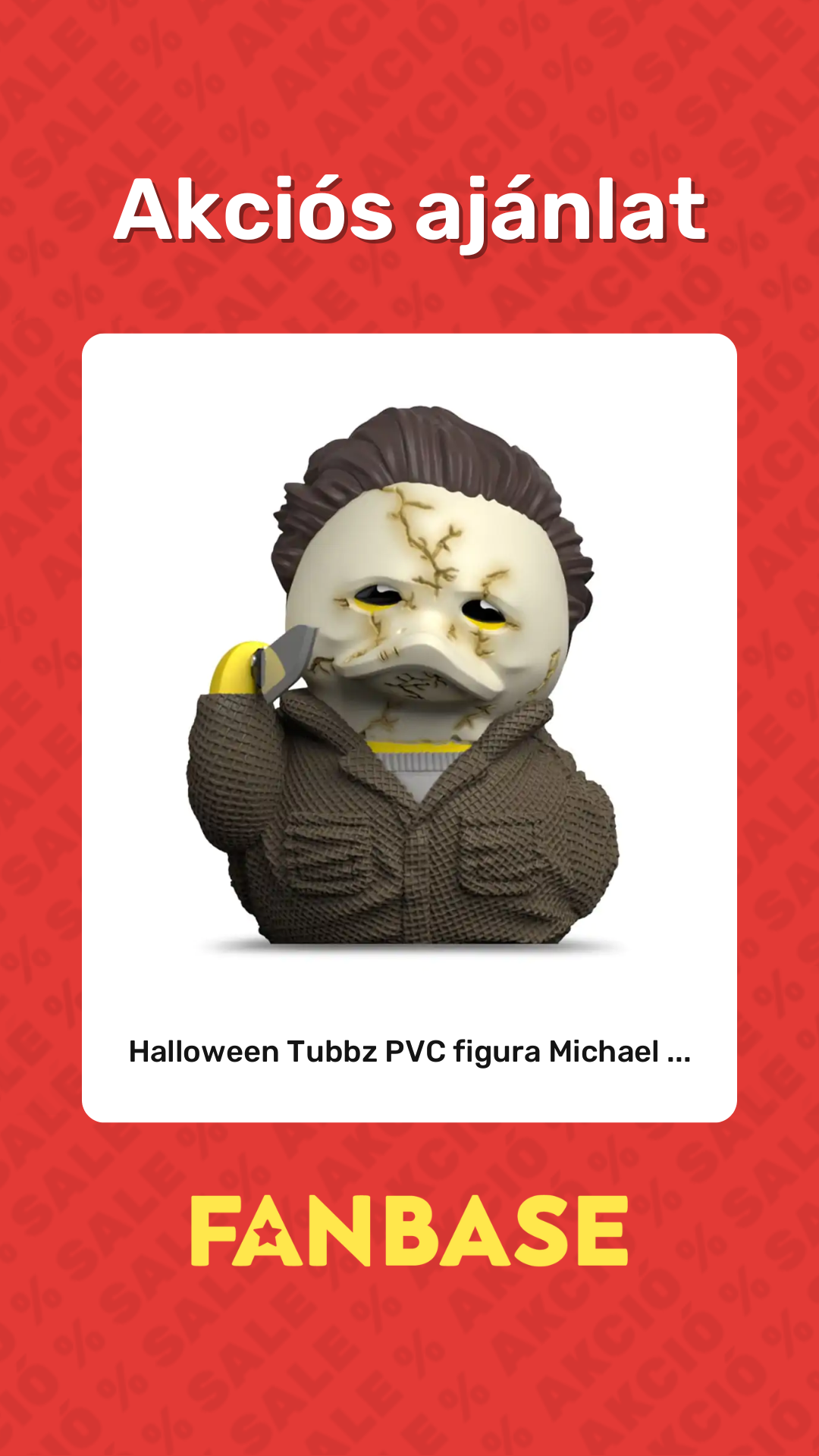 Akciós ajánlat: Halloween Tubbz PVC figura Michael ...