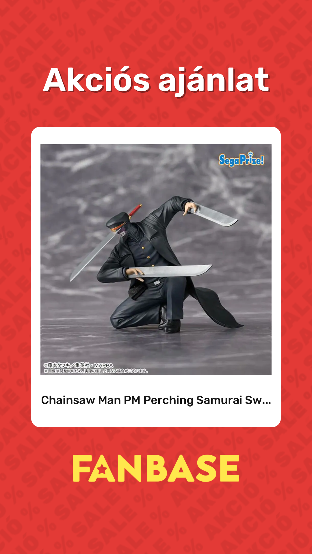 Akciós ajánlat: Chainsaw Man PM Perching Samurai Sw...