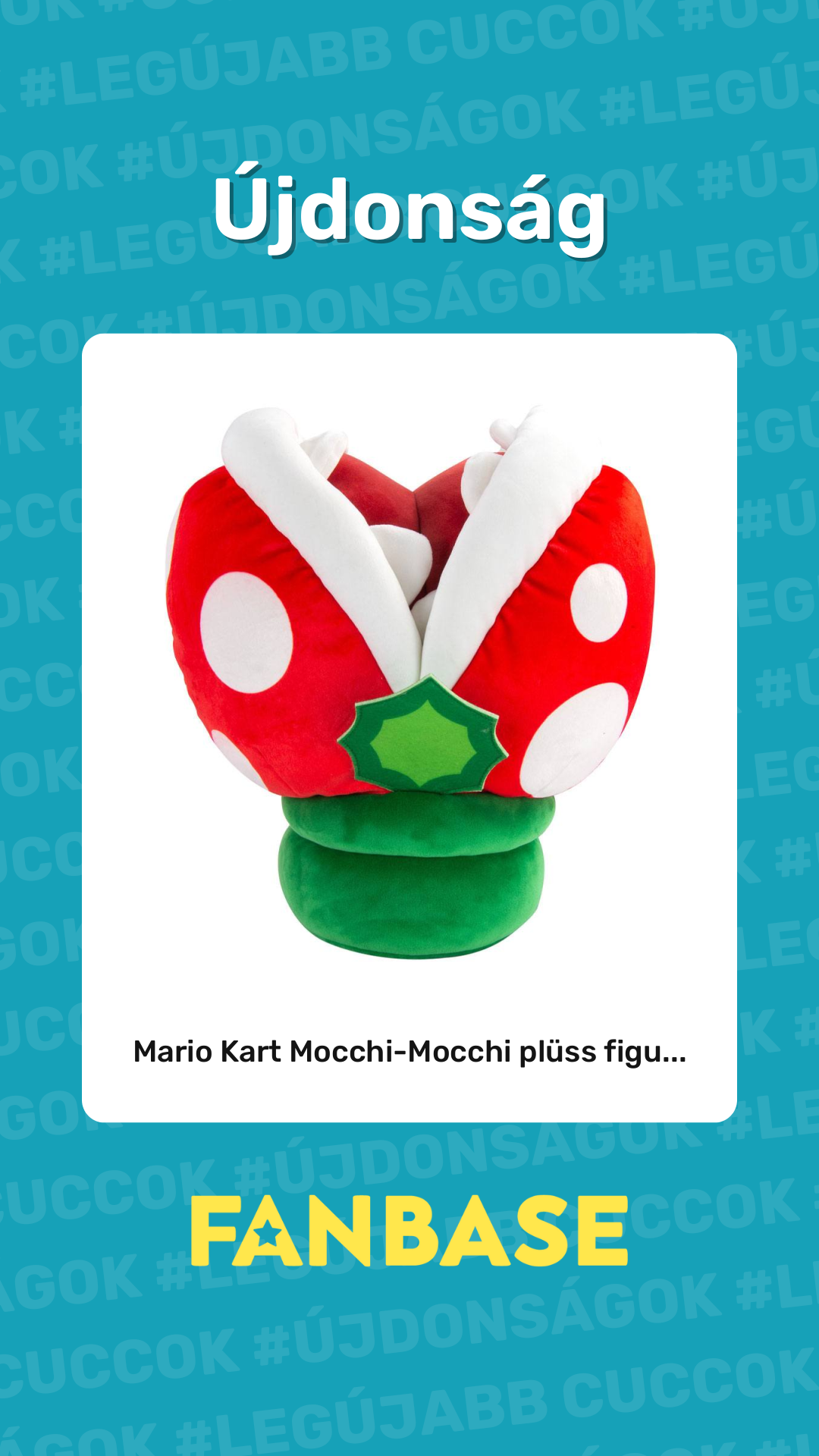 Újdonság: Mario Kart Mocchi-Mocchi plüss figu...