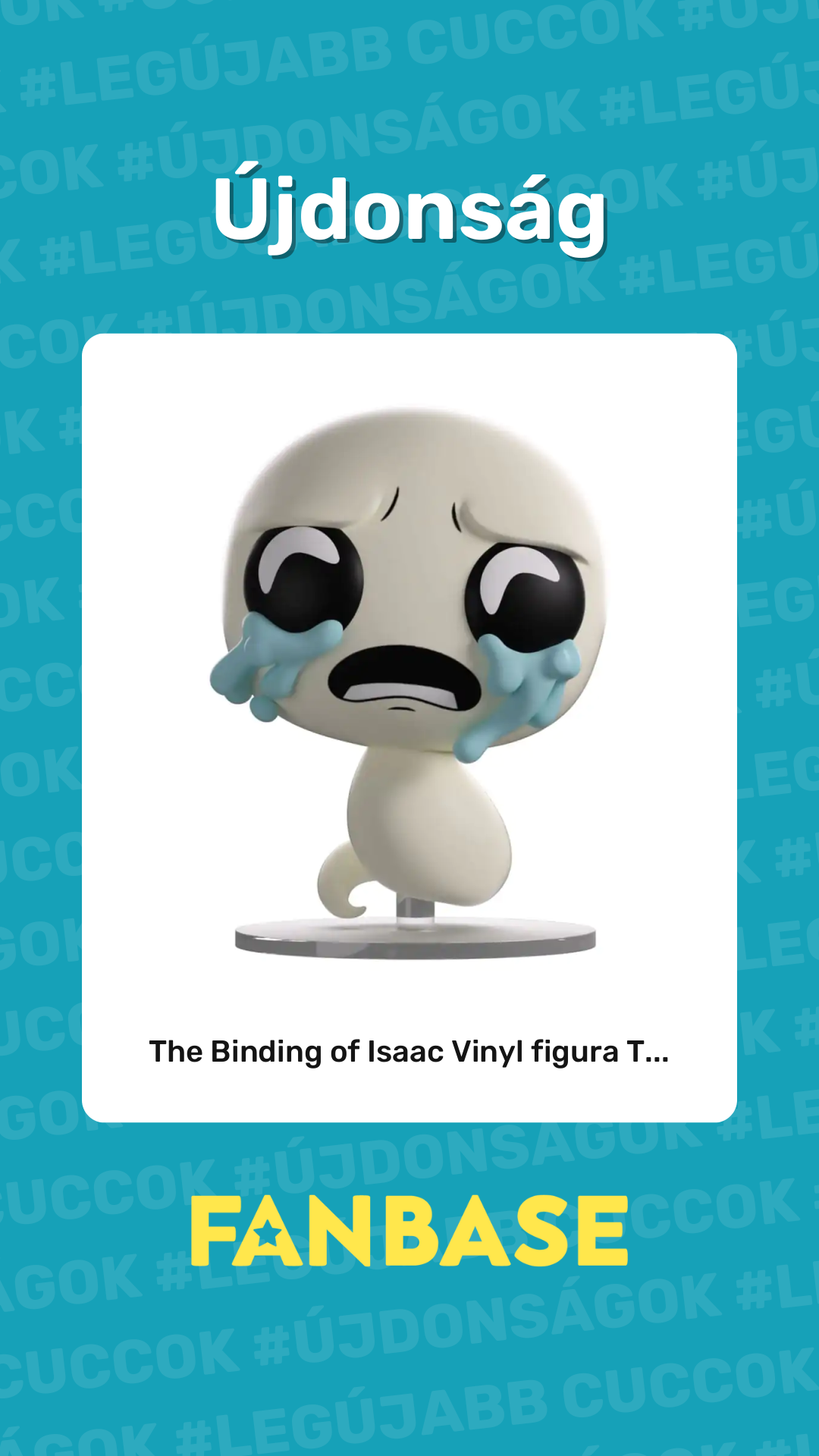 Újdonság: The Binding of Isaac Vinyl figura T...