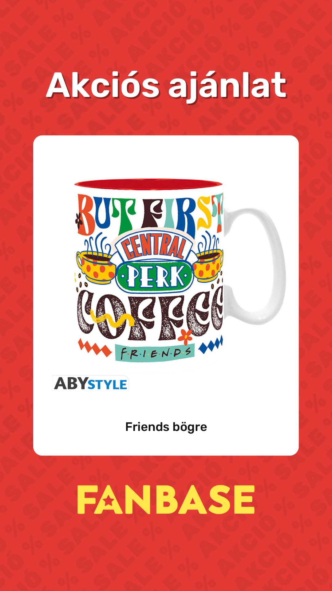 Akciós ajánlat: Friends bögre