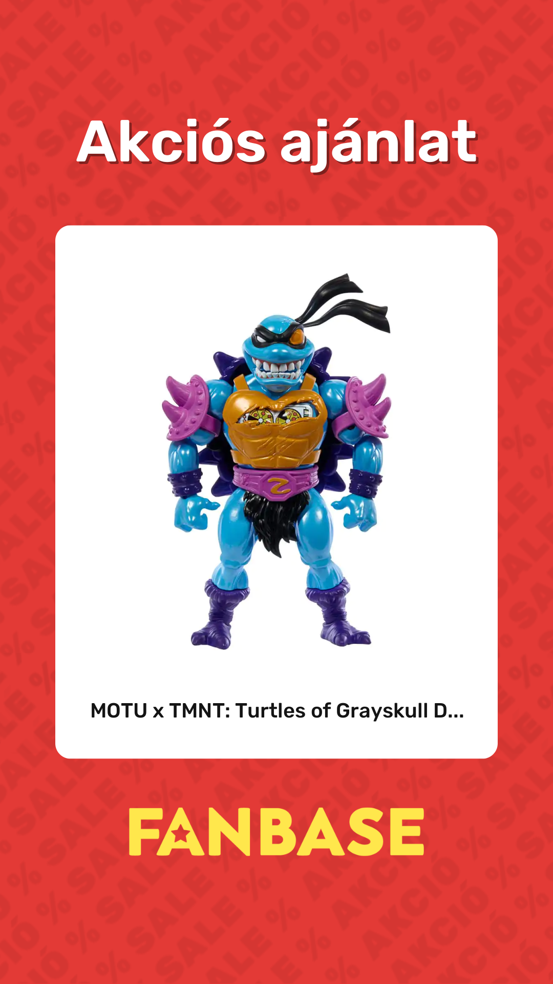 Akciós ajánlat: MOTU x TMNT: Turtles of Grayskull D...