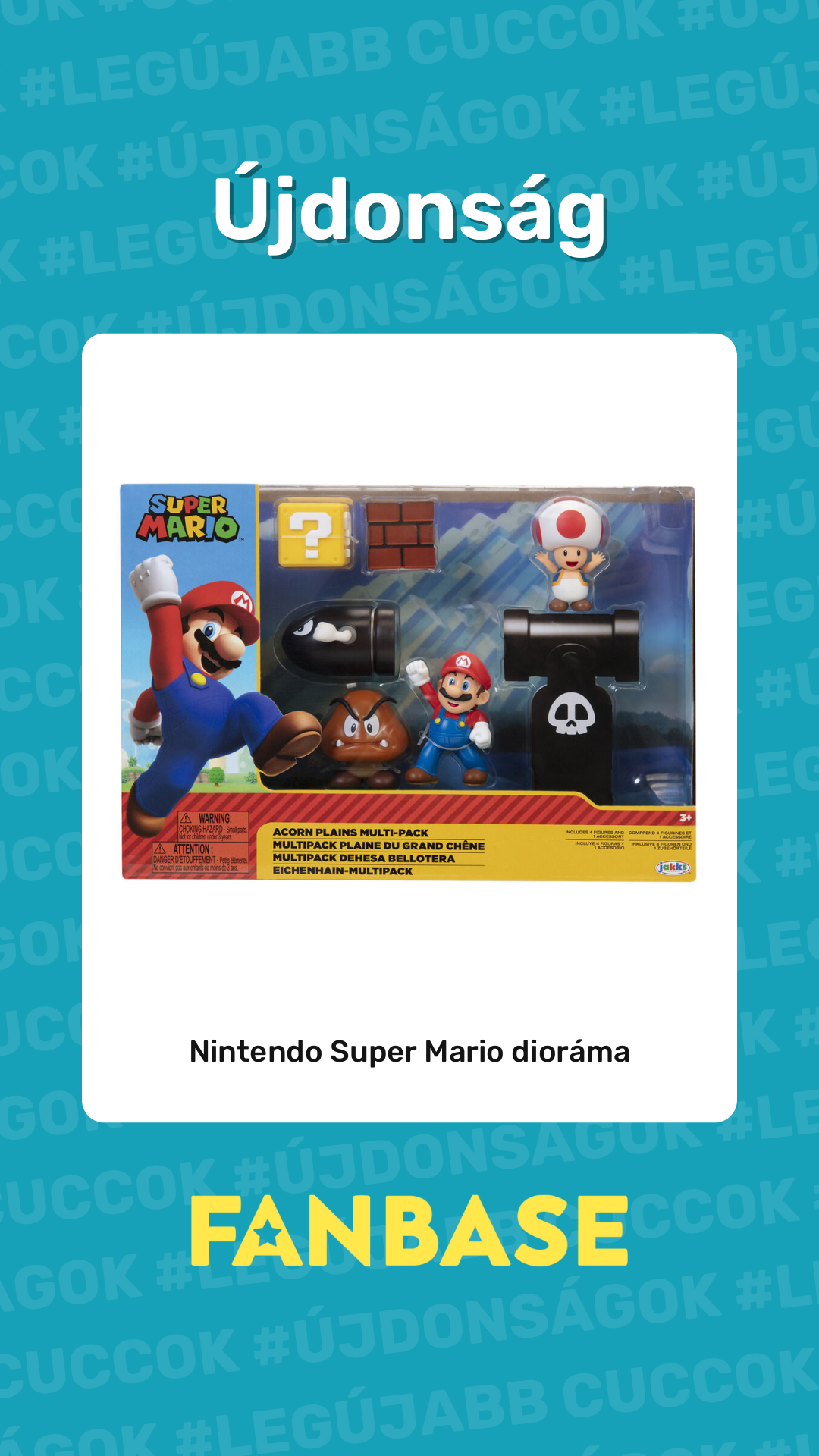 Újdonság: Nintendo Super Mario dioráma