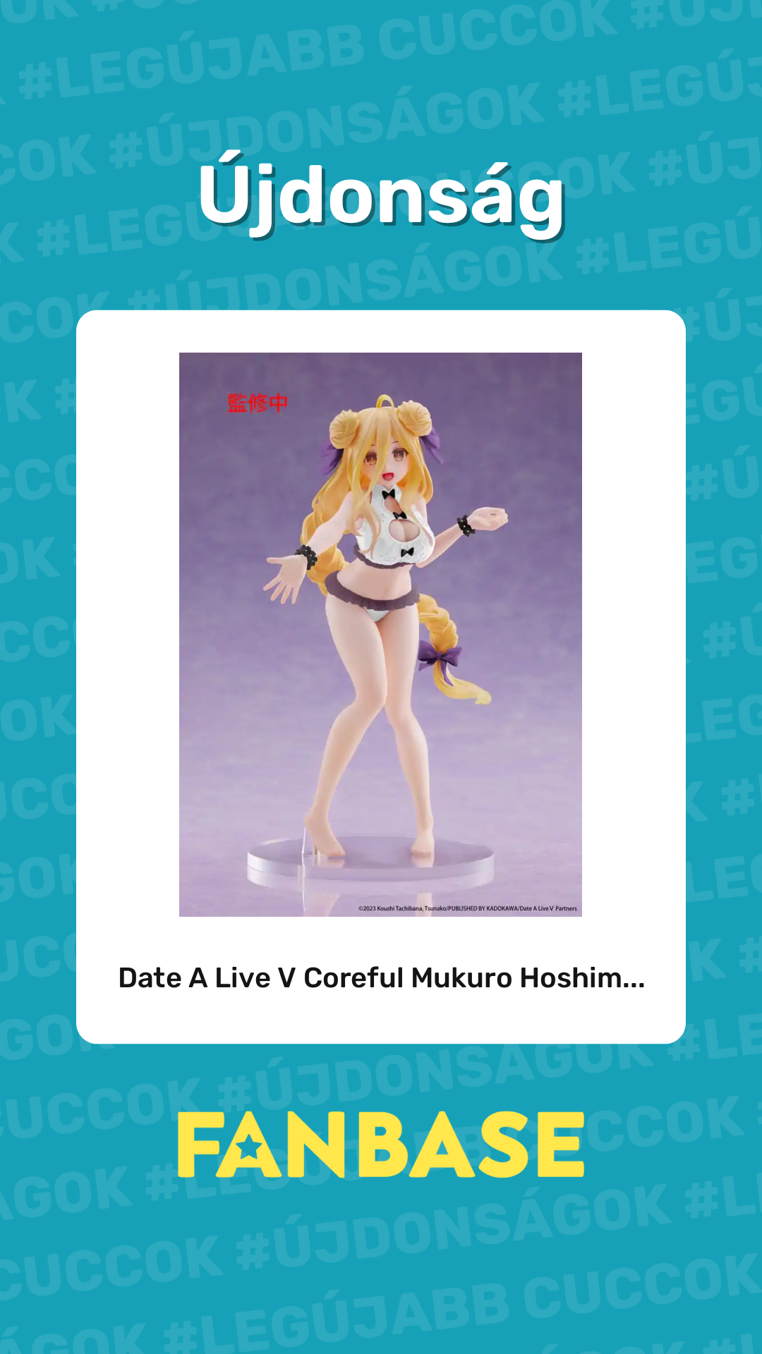 Újdonság: Date A Live V Coreful Mukuro Hoshim...
