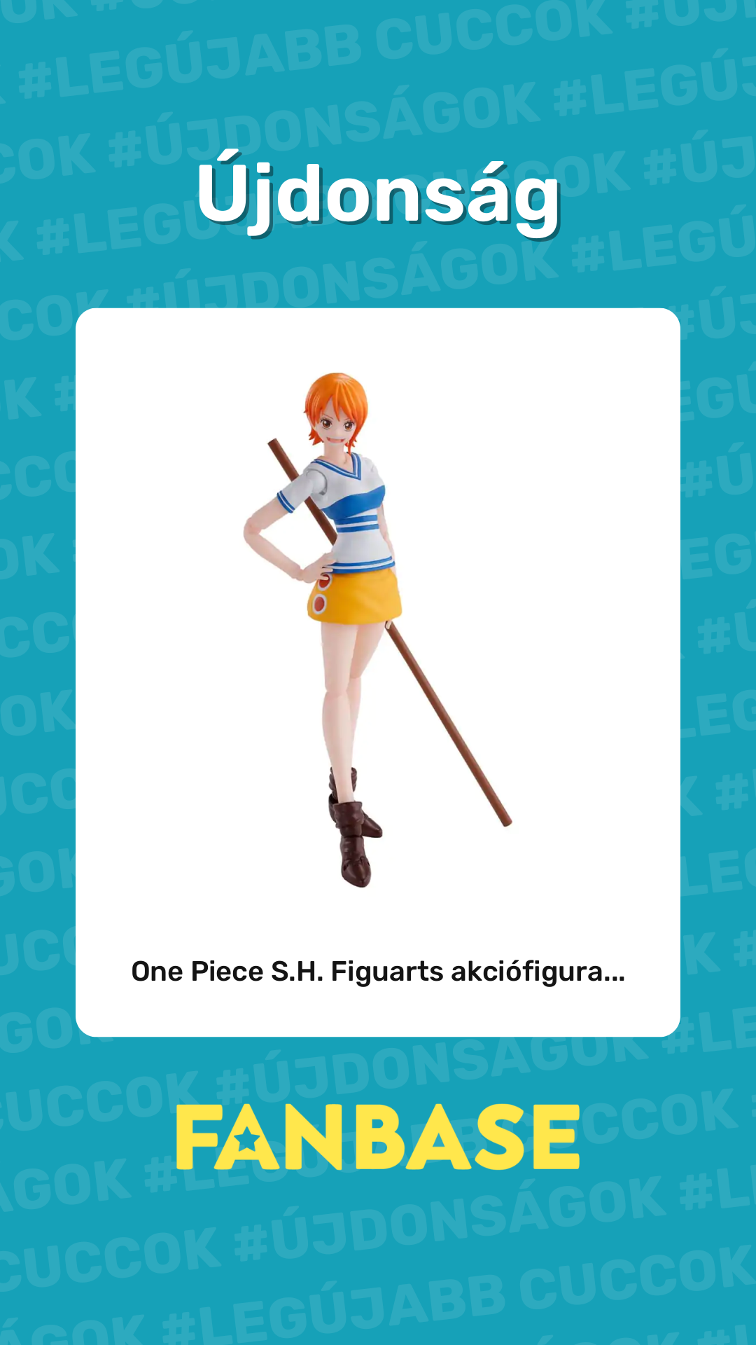 Újdonság: One Piece S.H. Figuarts akciófigura...