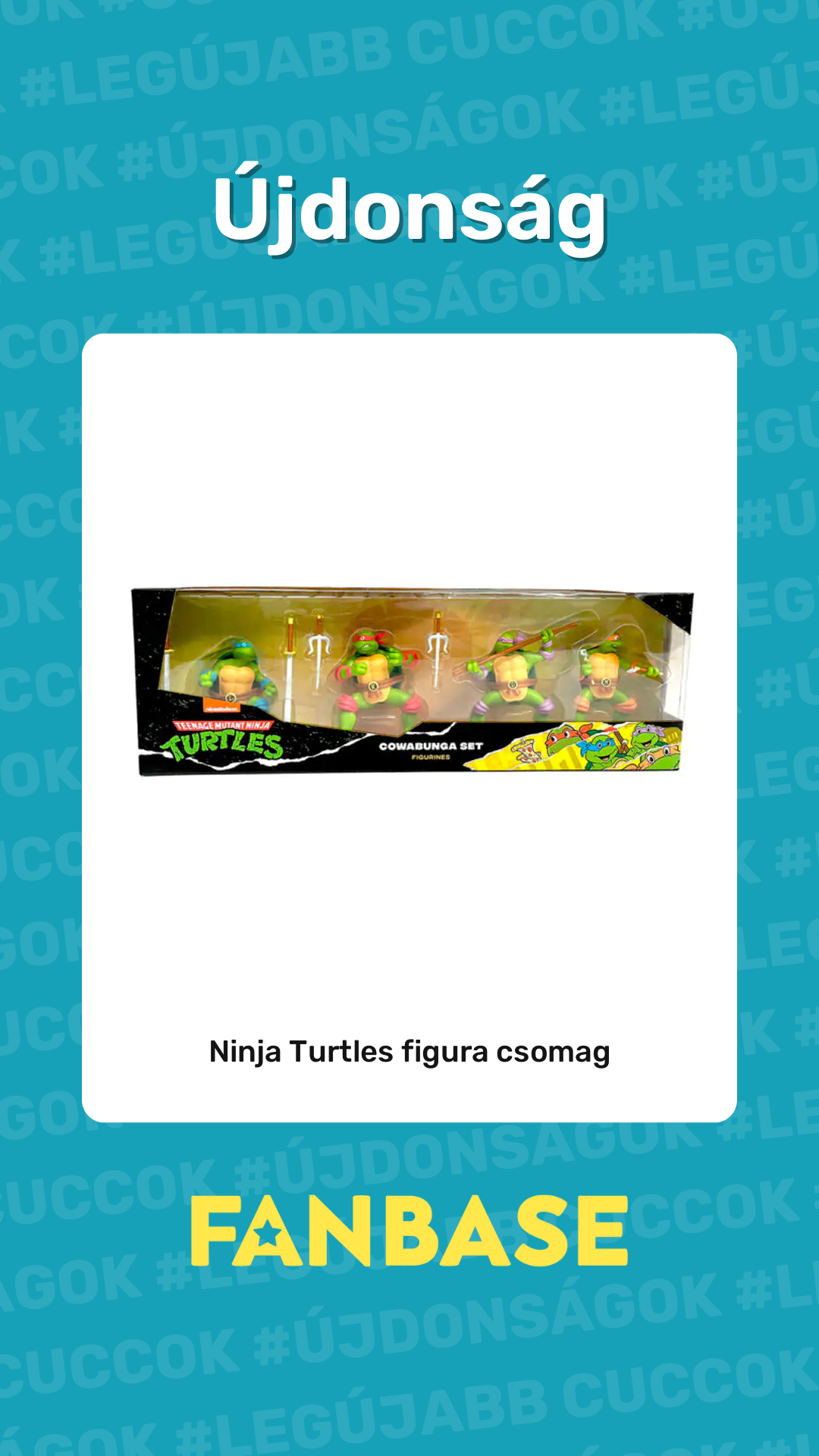 Újdonság: Ninja Turtles figura csomag
