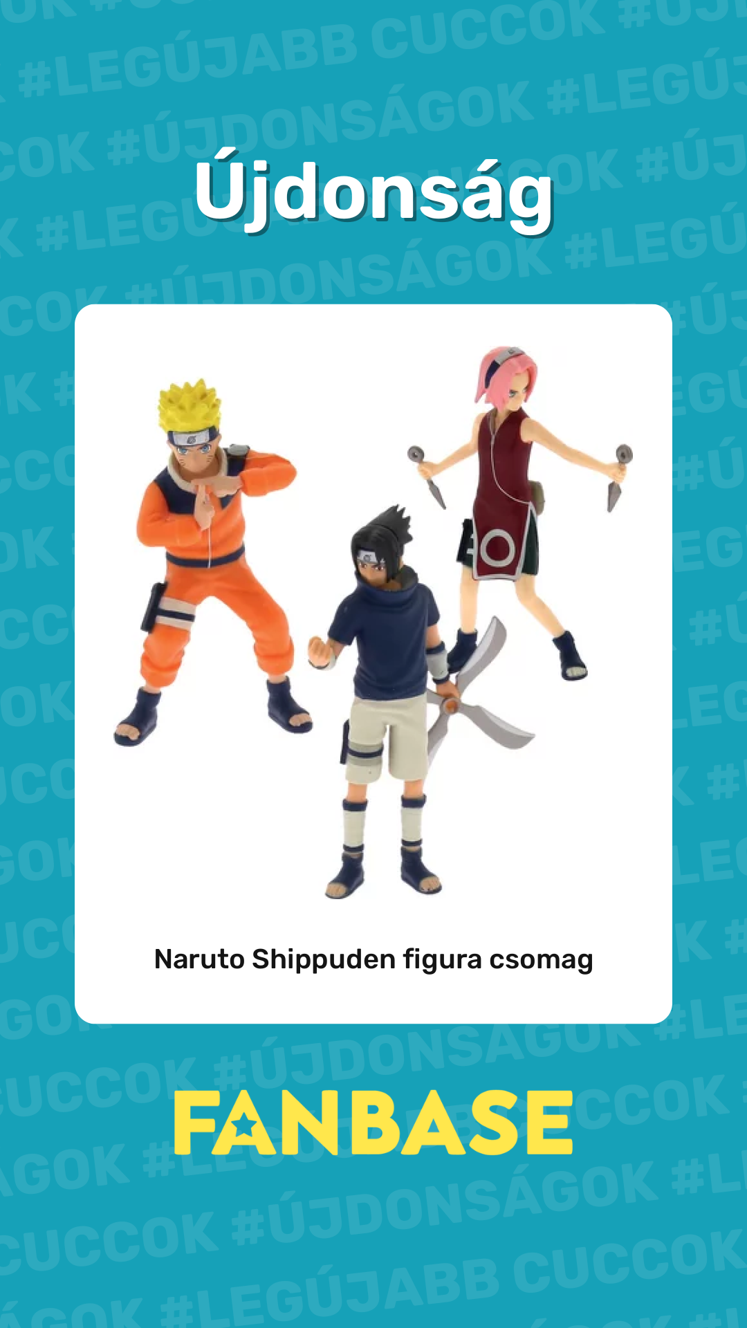 Újdonság: Naruto Shippuden figura csomag
