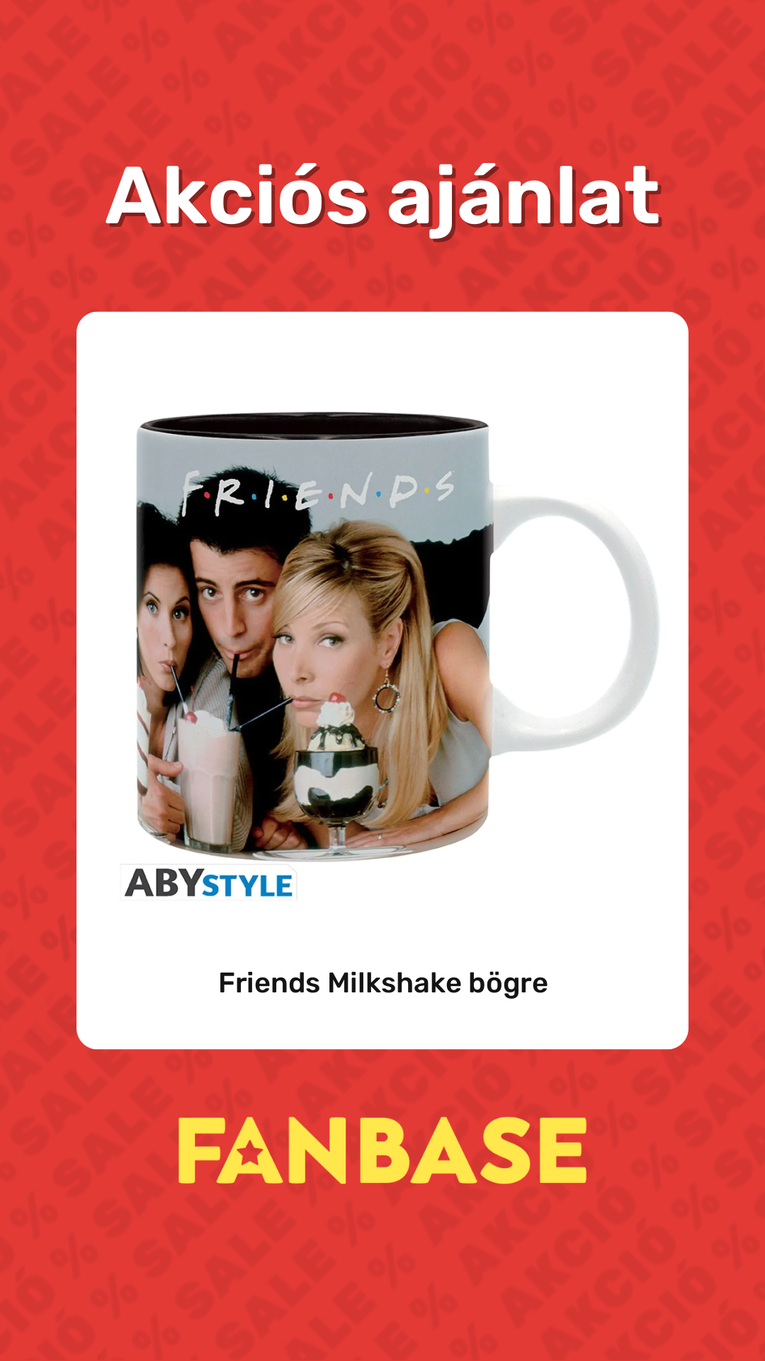 Akciós ajánlat: Friends Milkshake bögre