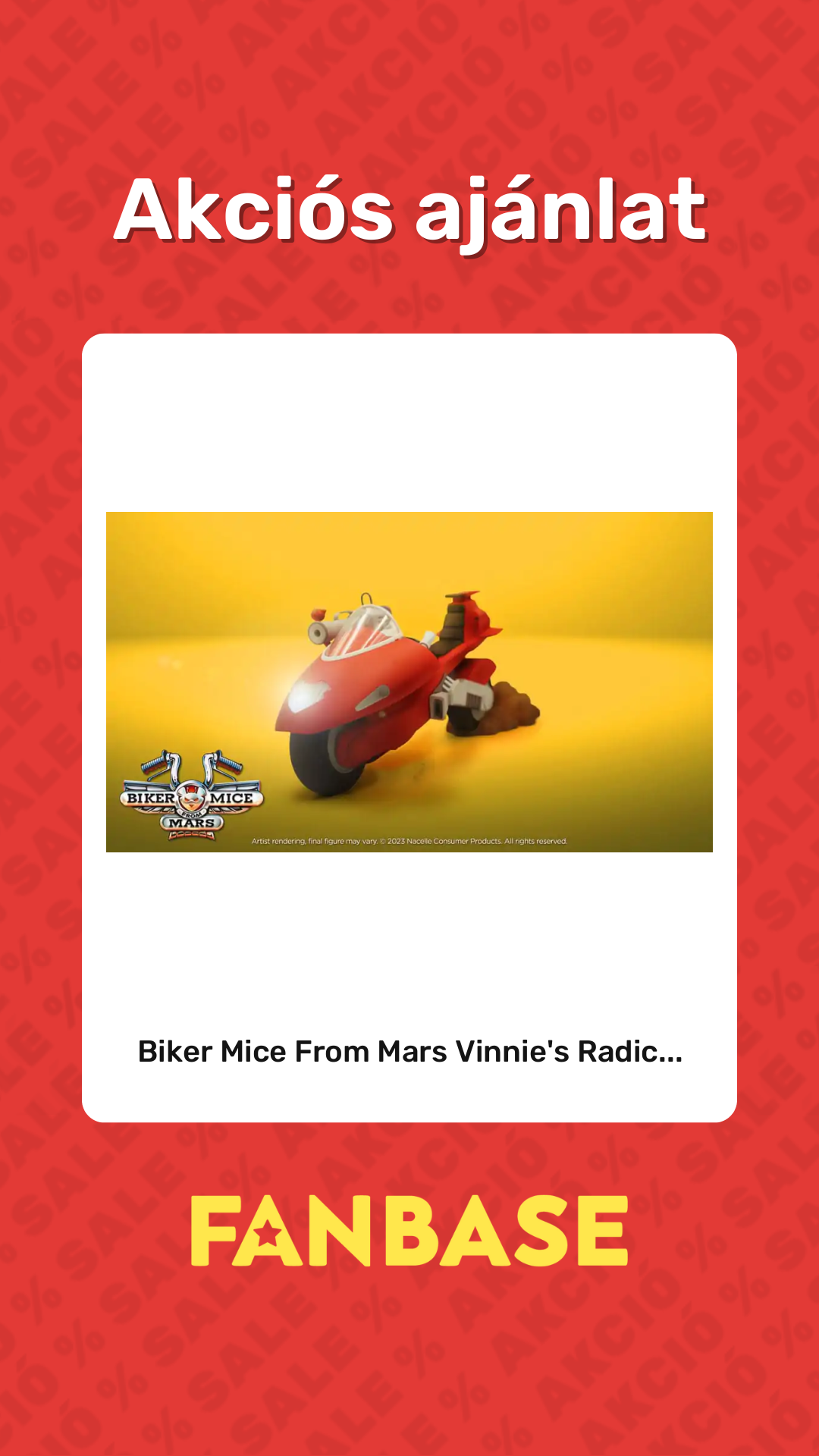 Akciós ajánlat: Biker Mice From Mars Vinnie's Radic...