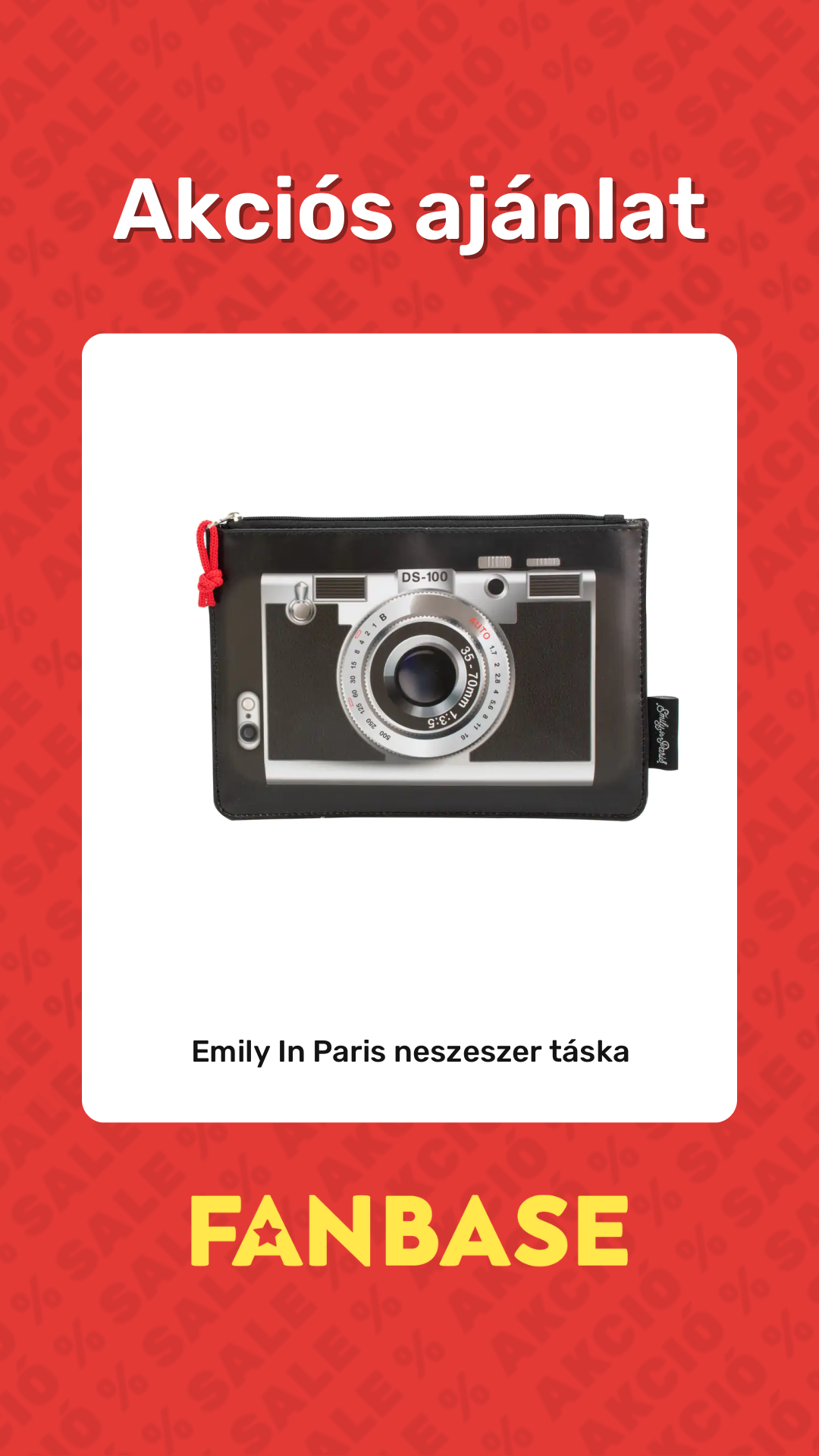 Akciós ajánlat: Emily In Paris neszeszer táska