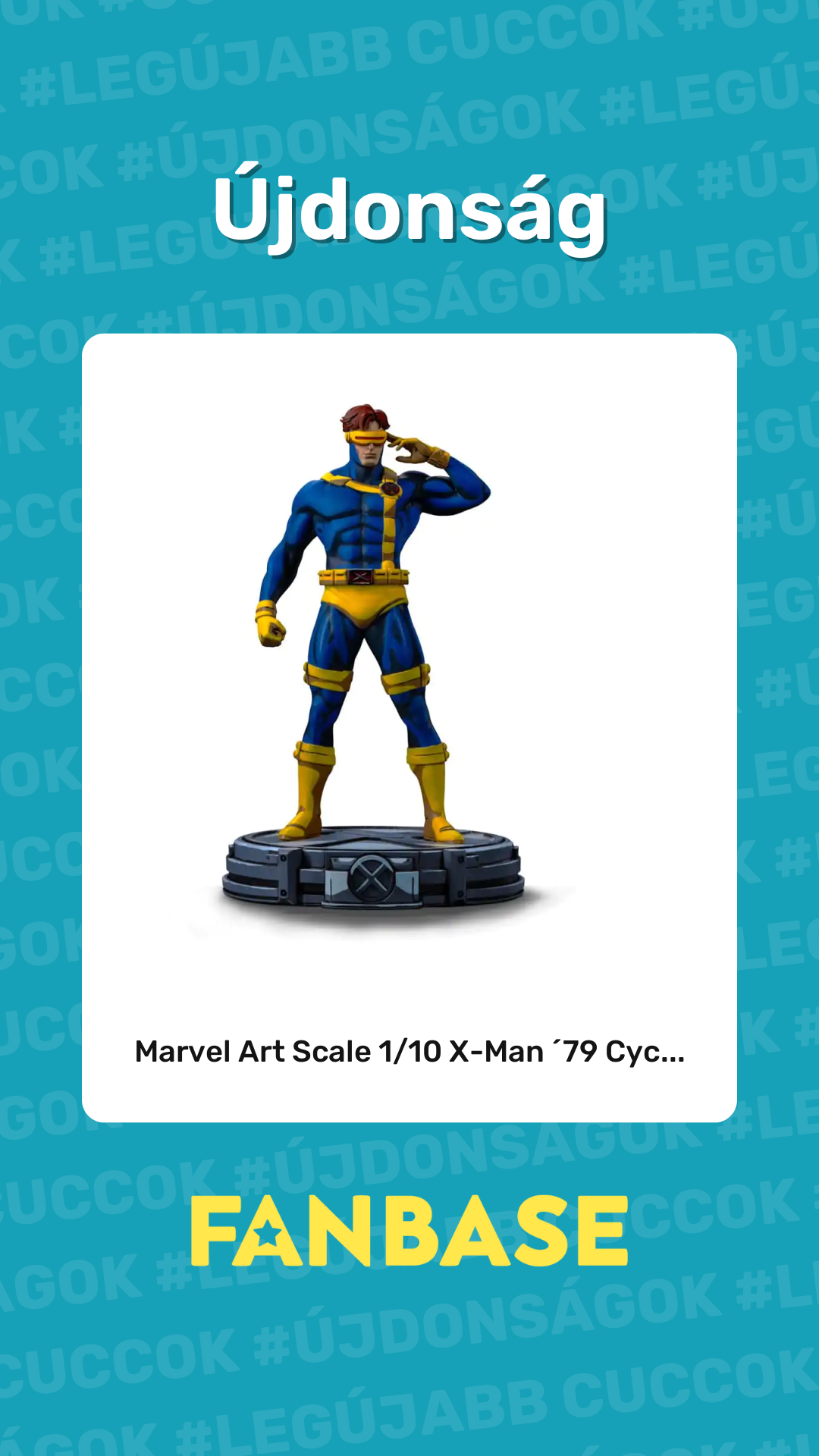 Újdonság: Marvel Art Scale 1/10 X-Man ´79 Cyc...