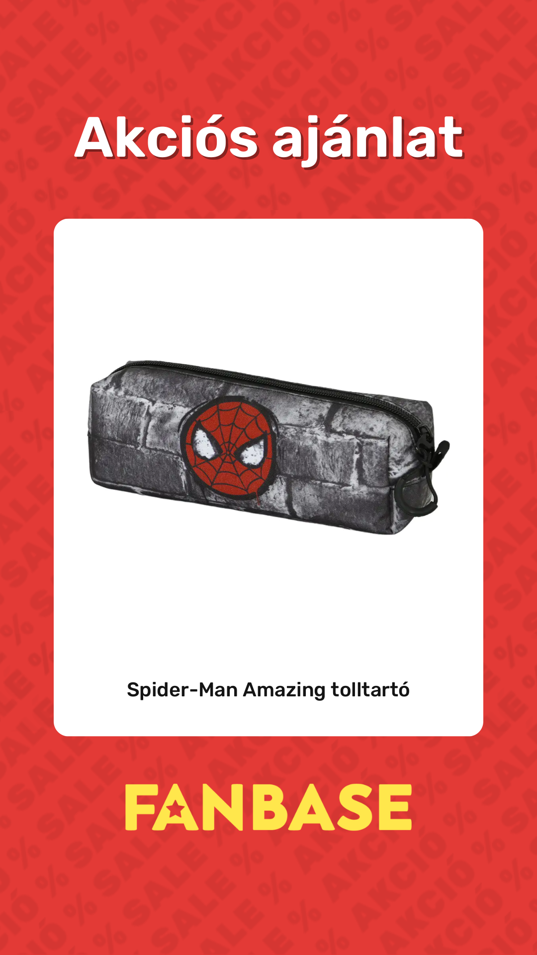 Akciós ajánlat: Spider-Man Amazing tolltartó