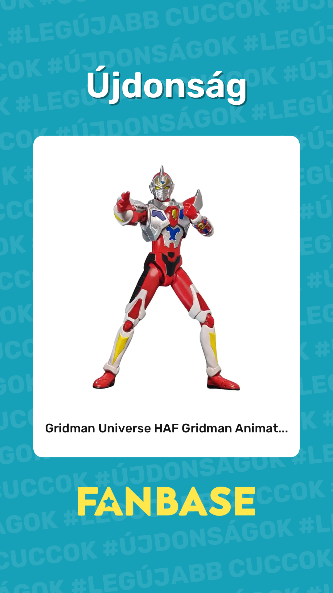 Újdonság: Gridman Universe HAF Gridman Animat...