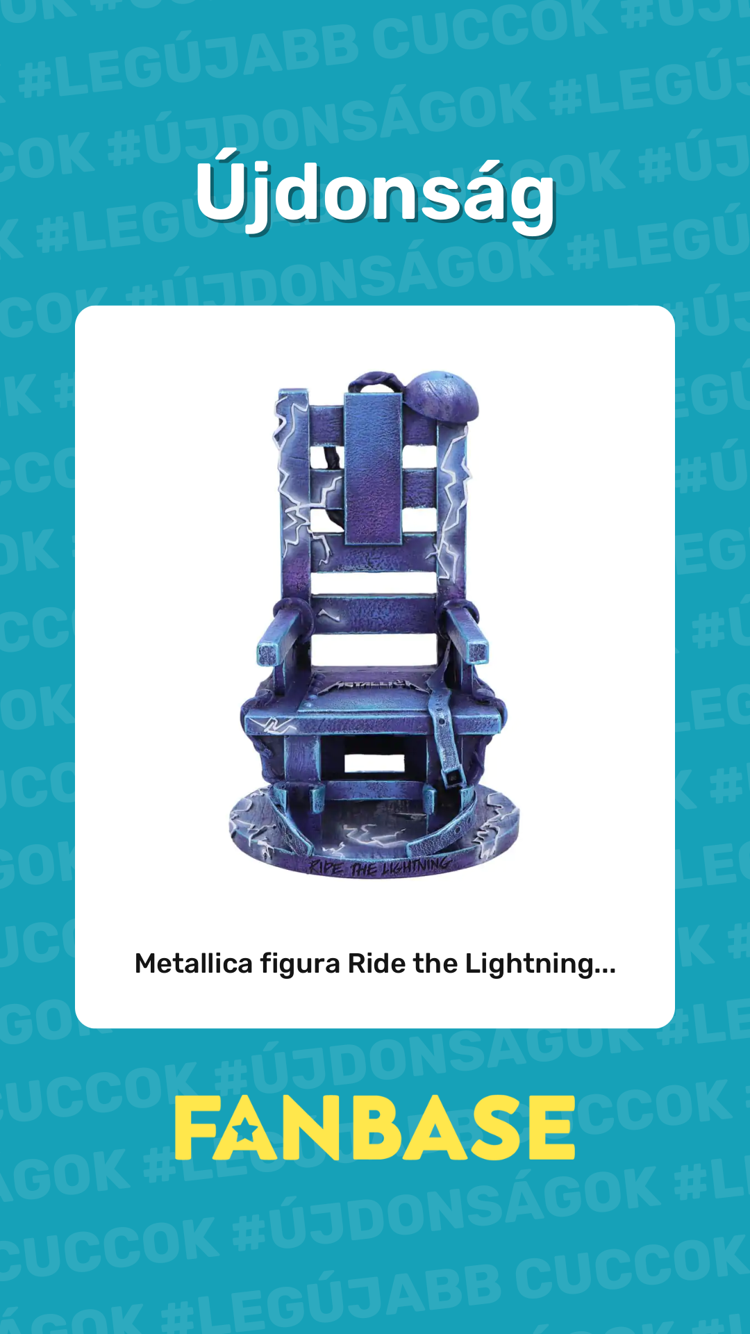 Újdonság: Metallica figura Ride the Lightning...