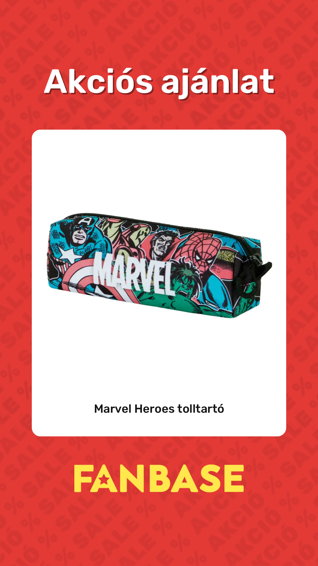 Akciós ajánlat: Marvel Heroes tolltartó