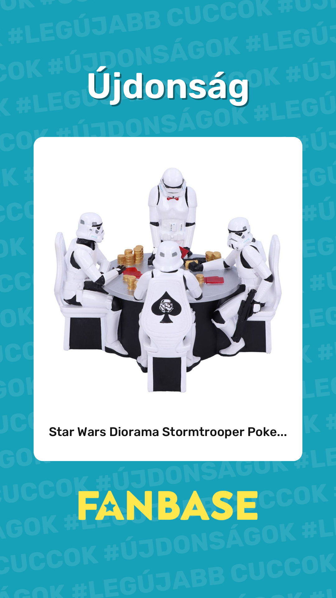 Újdonság: Star Wars Diorama Stormtrooper Poke...