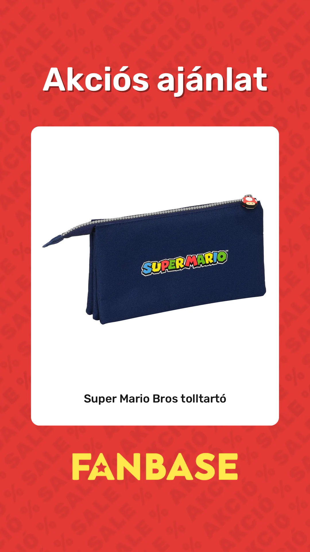Akciós ajánlat: Super Mario Bros tolltartó