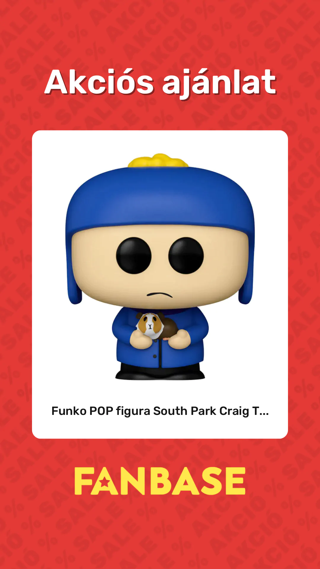 Akciós ajánlat: Funko POP figura South Park Craig T...