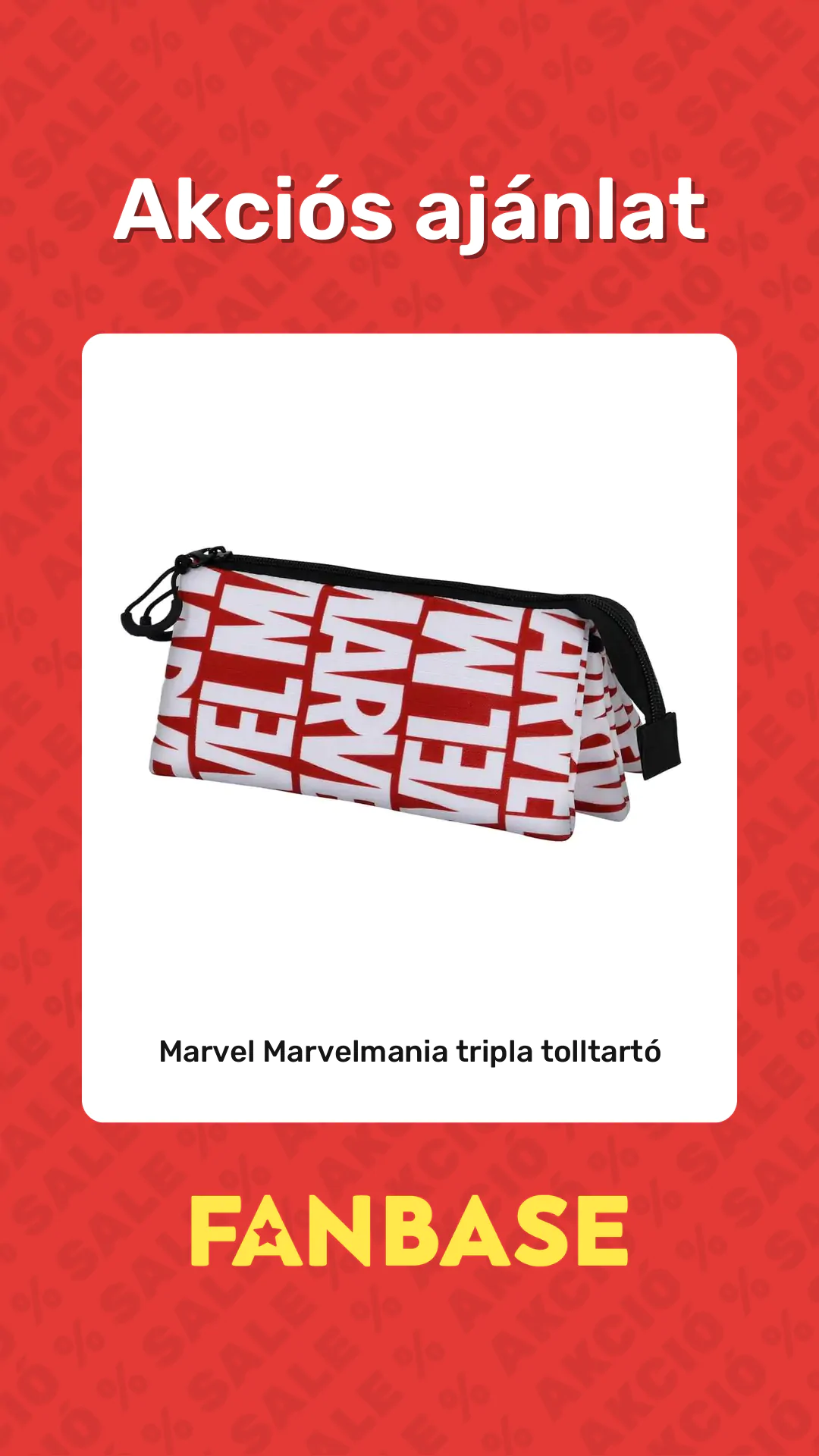 Akciós ajánlat: Marvel Marvelmania tripla tolltartó