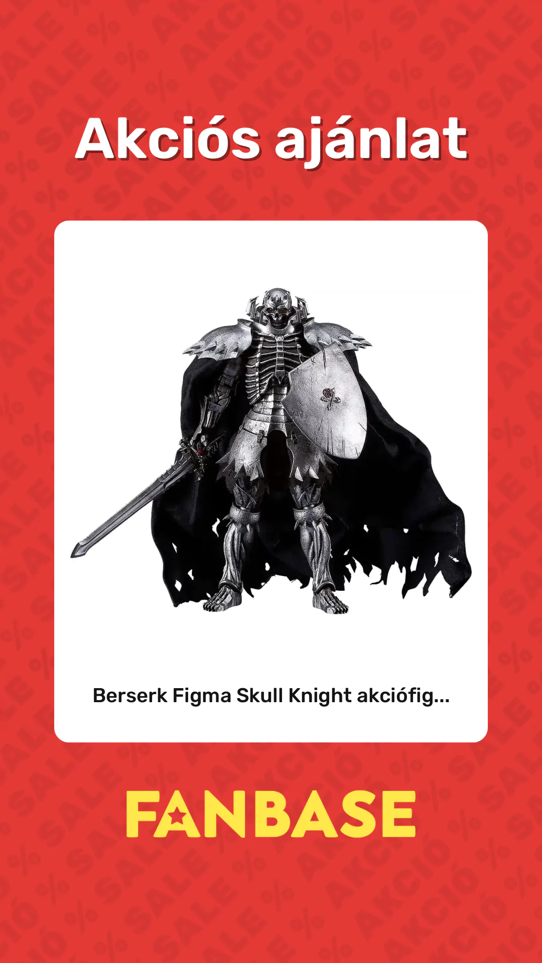 Akciós ajánlat: Berserk Figma Skull Knight akciófig...