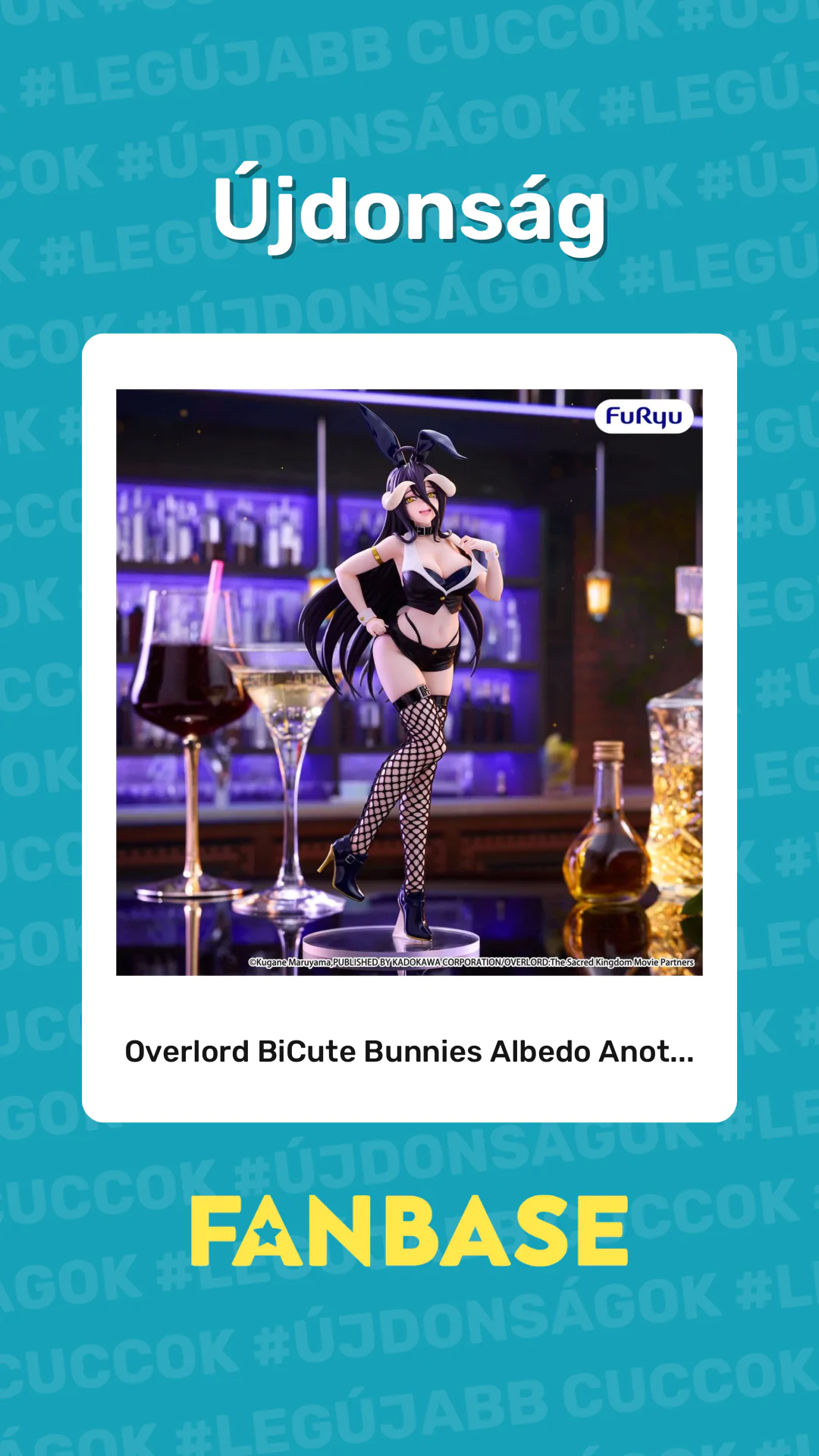 Újdonság: Overlord BiCute Bunnies Albedo Anot...