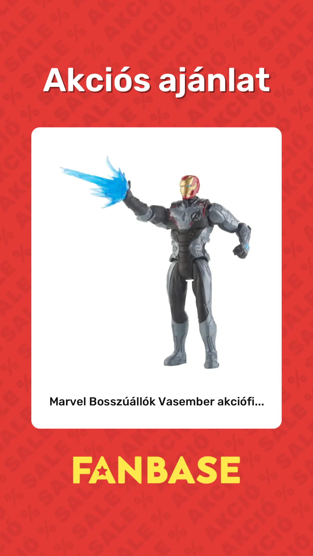 Akciós ajánlat: Marvel Bosszúállók Vasember akciófi...