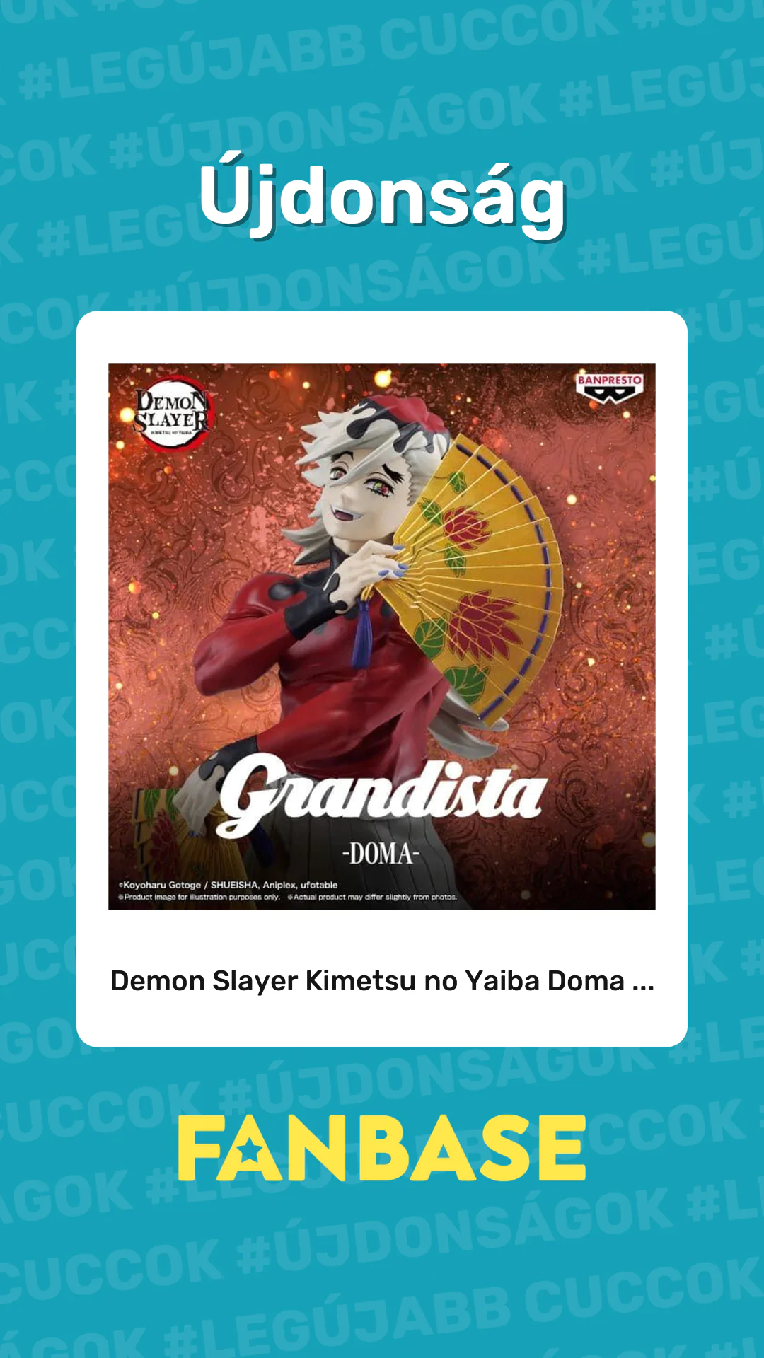 Újdonság: Demon Slayer Kimetsu no Yaiba Doma ...