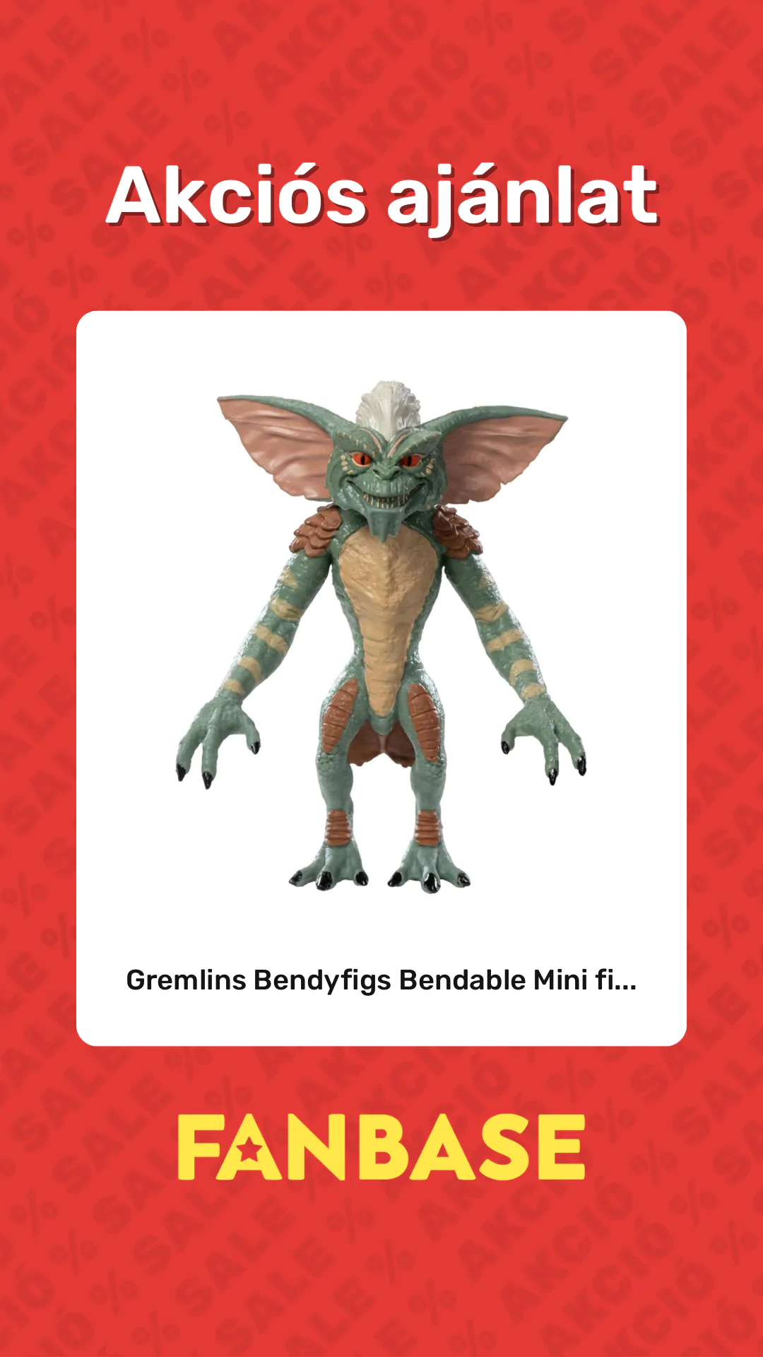 Akciós ajánlat: Gremlins Bendyfigs Bendable Mini fi...