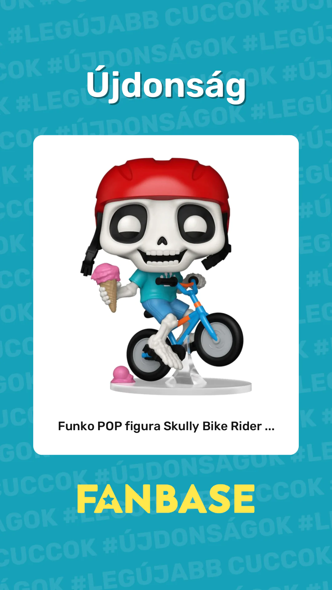 Újdonság: Funko POP figura Skully Bike Rider ...