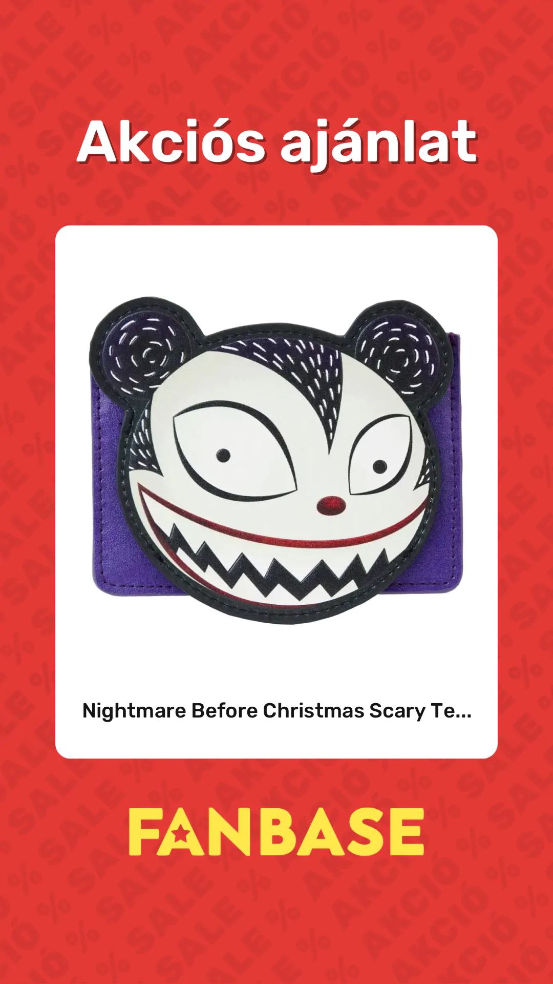 Akciós ajánlat: Nightmare Before Christmas Scary Te...