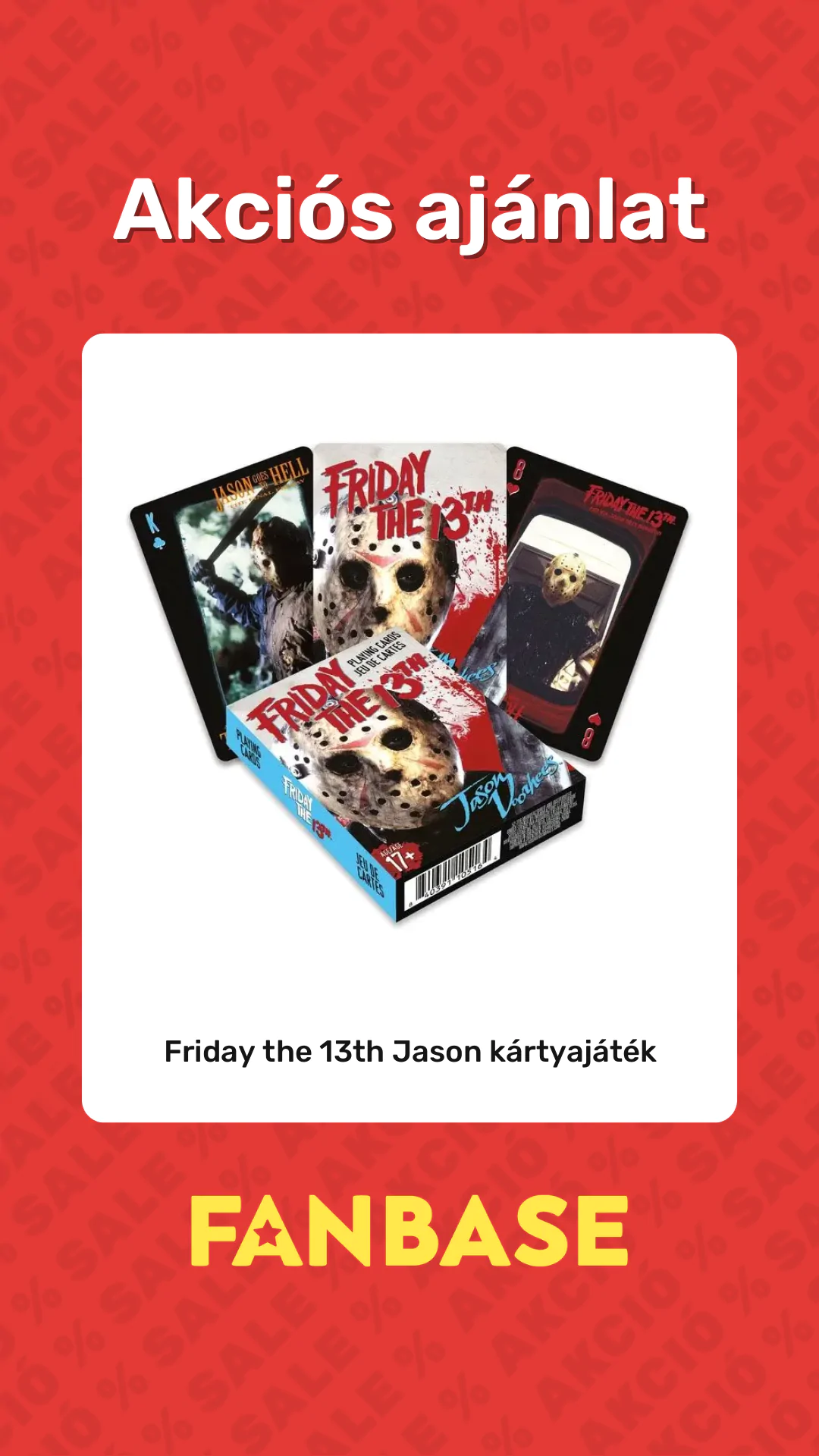 Akciós ajánlat: Friday the 13th Jason kártyajáték
