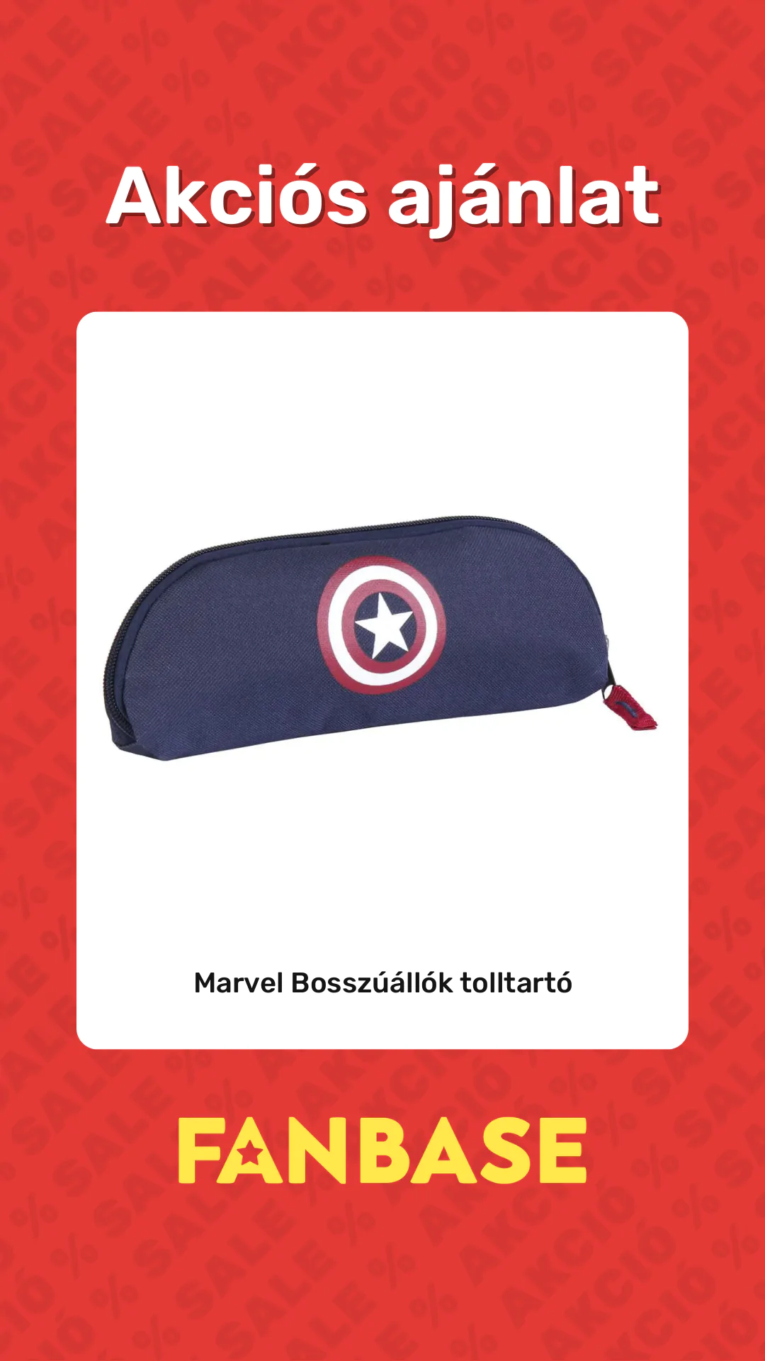 Akciós ajánlat: Marvel Bosszúállók tolltartó