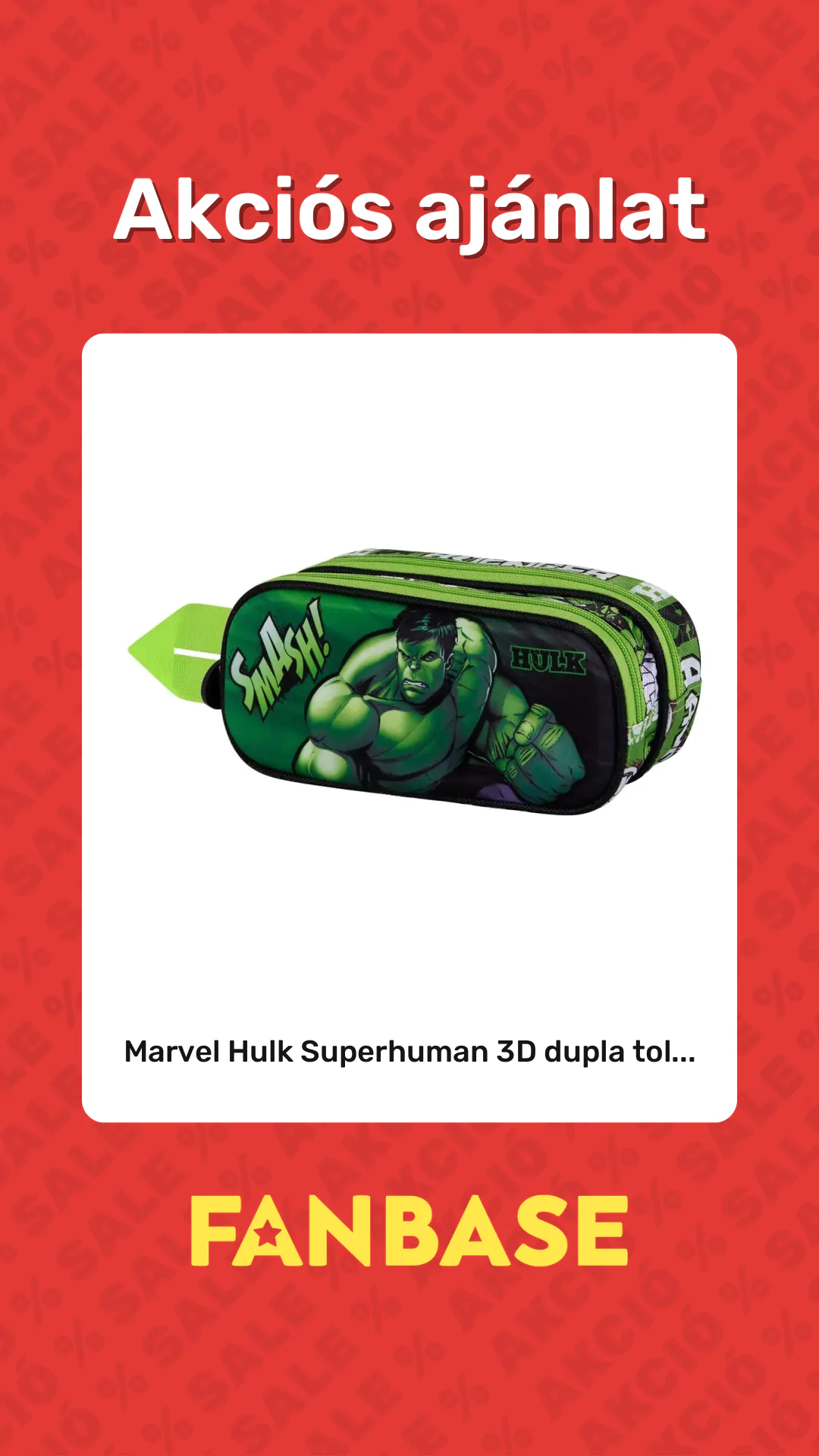 Akciós ajánlat: Marvel Hulk Superhuman 3D dupla tol...