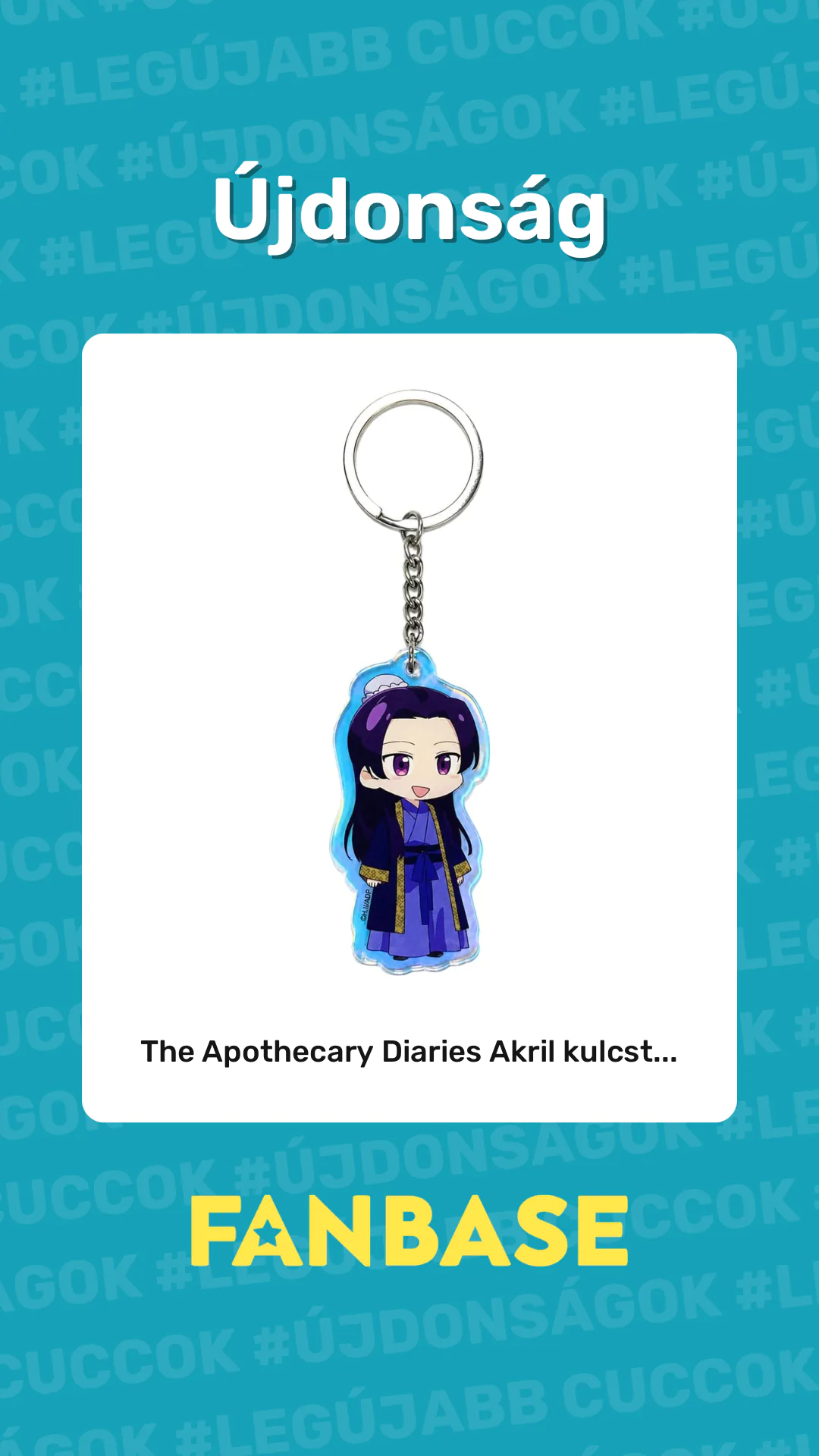 Újdonság: The Apothecary Diaries Akril kulcst...