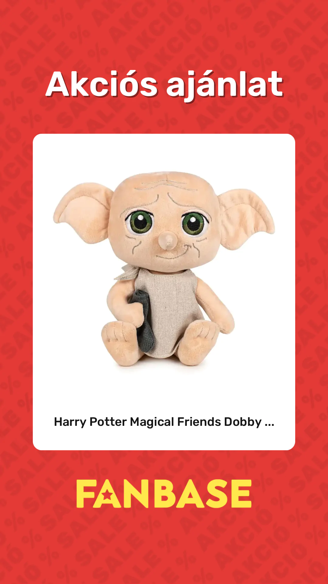 Akciós ajánlat: Harry Potter Magical Friends Dobby ...