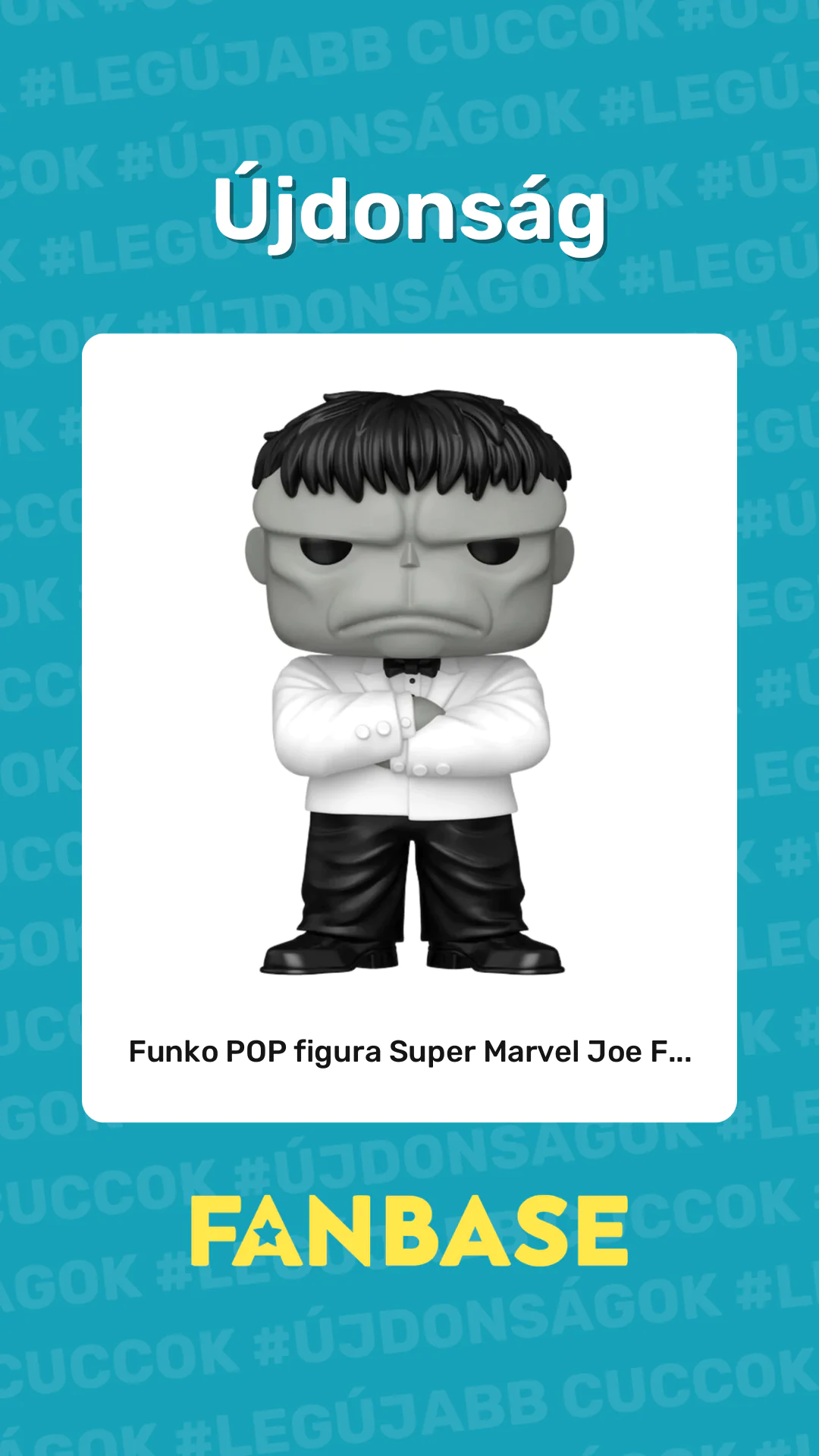 Újdonság: Funko POP figura Super Marvel Joe F...
