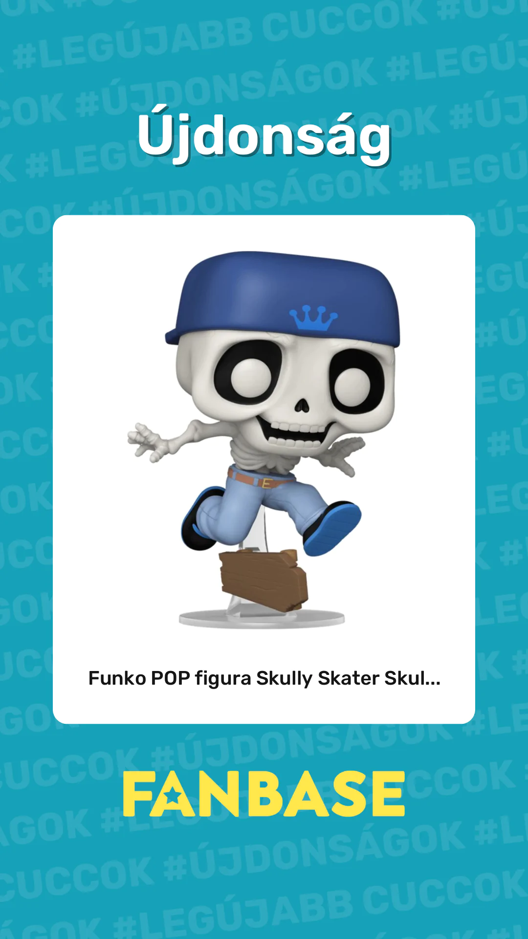 Újdonság: Funko POP figura Skully Skater Skul...