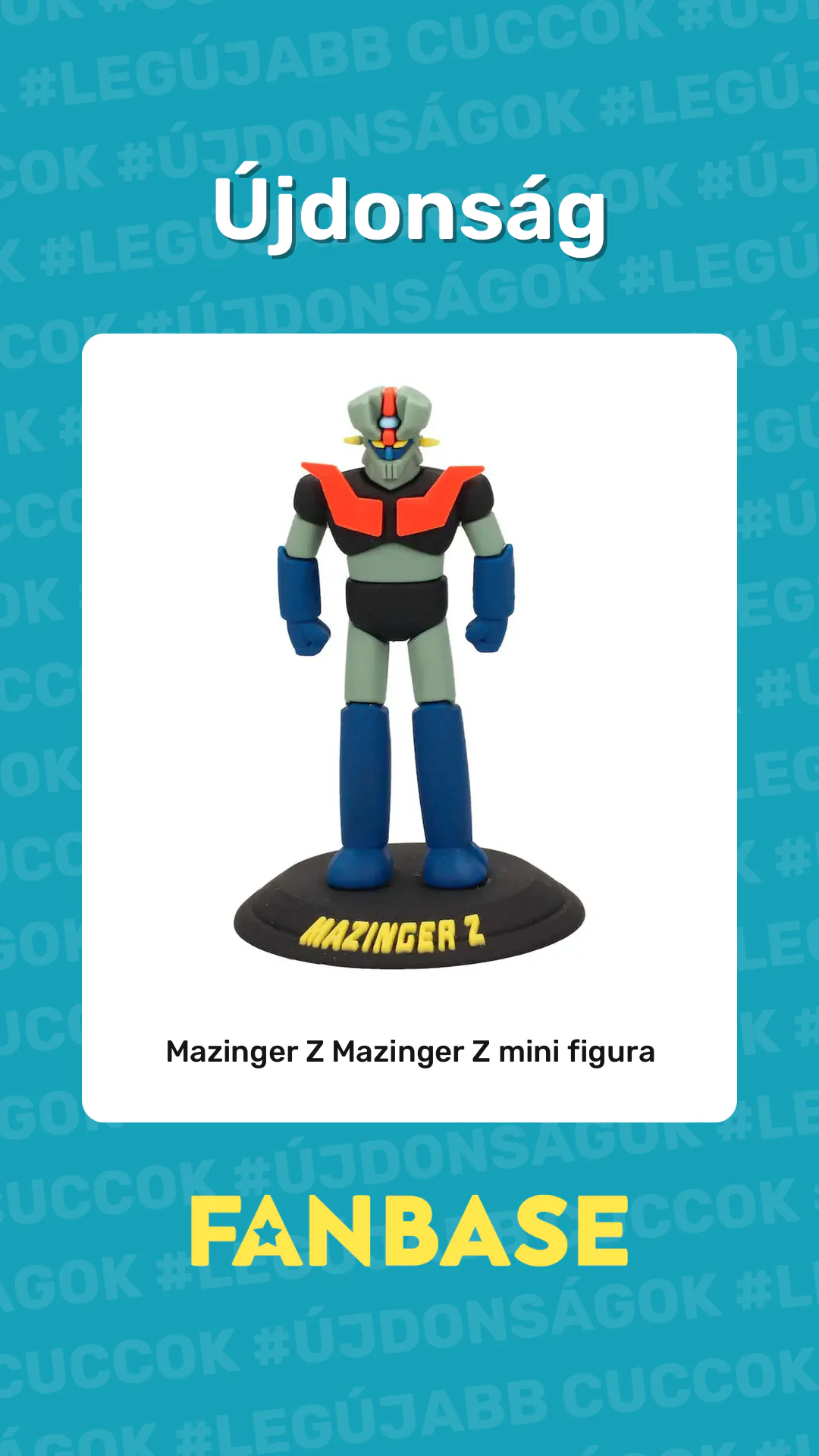 Újdonság: Mazinger Z Mazinger Z mini figura