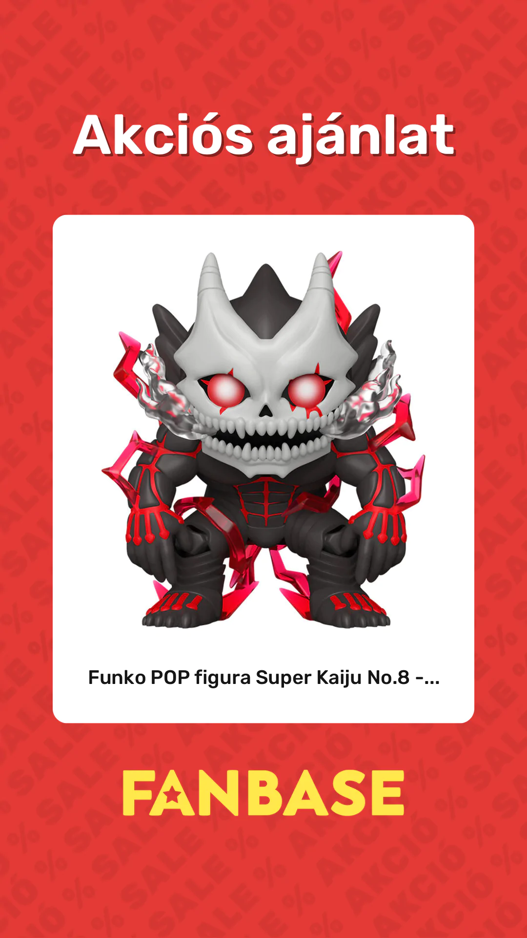 Akciós ajánlat: Funko POP figura Super Kaiju No.8 -...