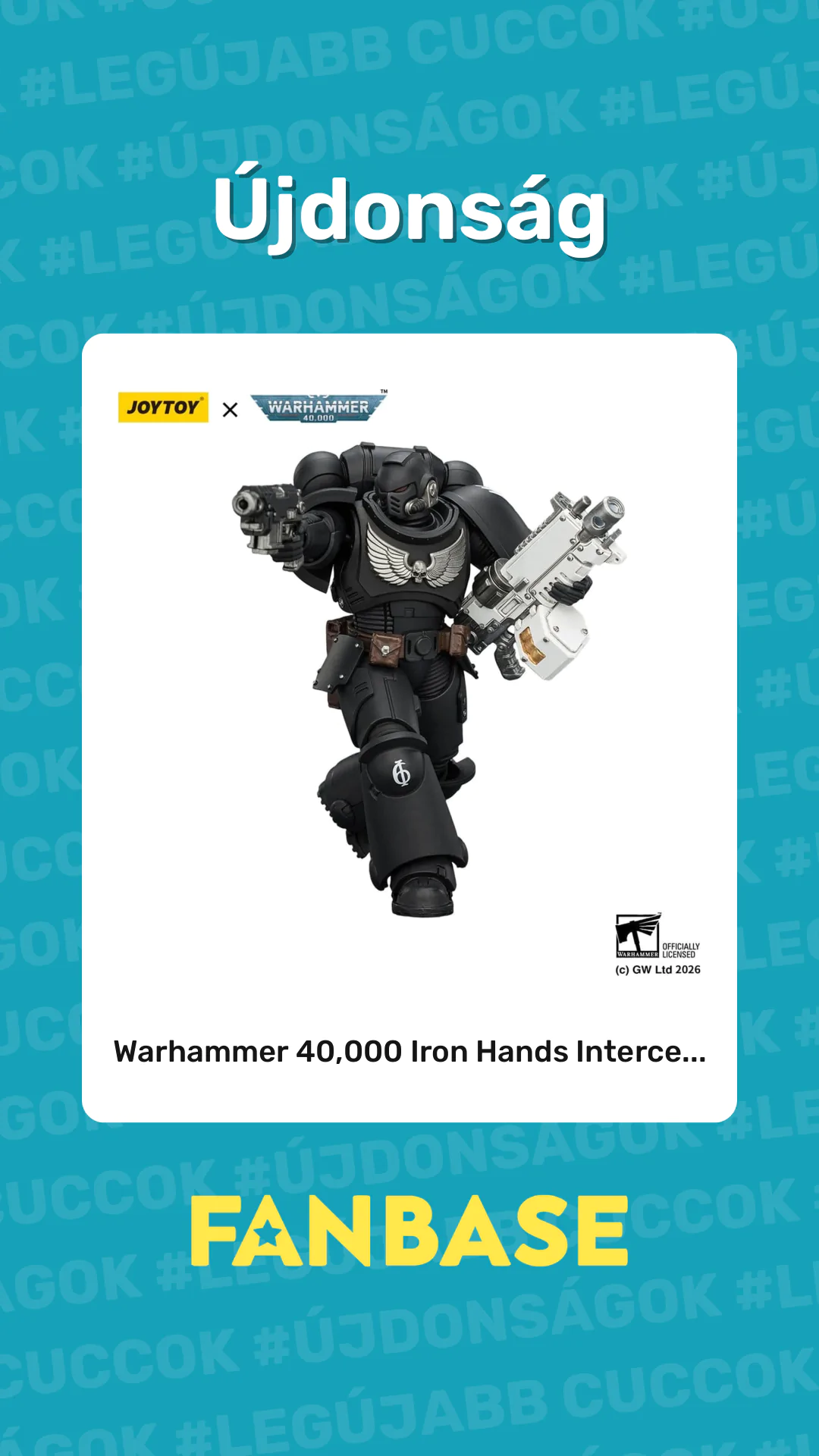 Újdonság: Warhammer 40,000 Iron Hands Interce...
