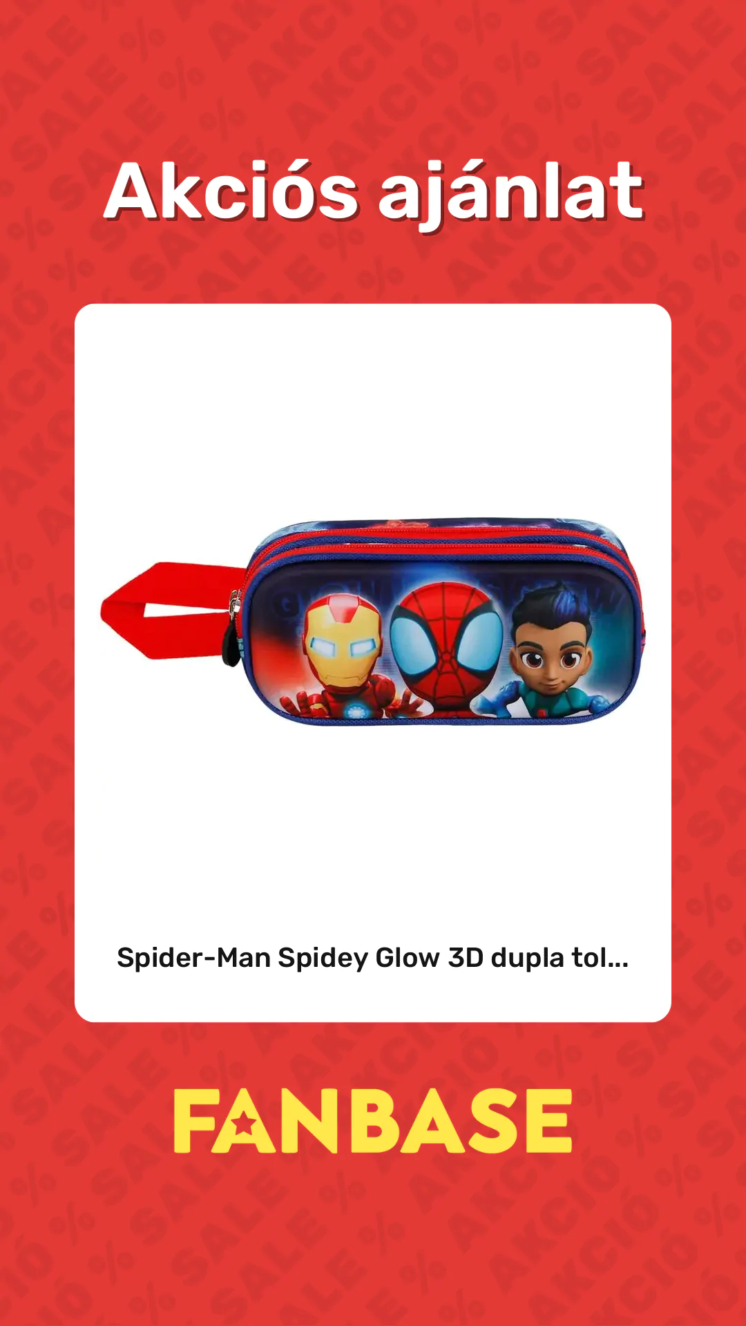 Akciós ajánlat: Spider-Man Spidey Glow 3D dupla tol...